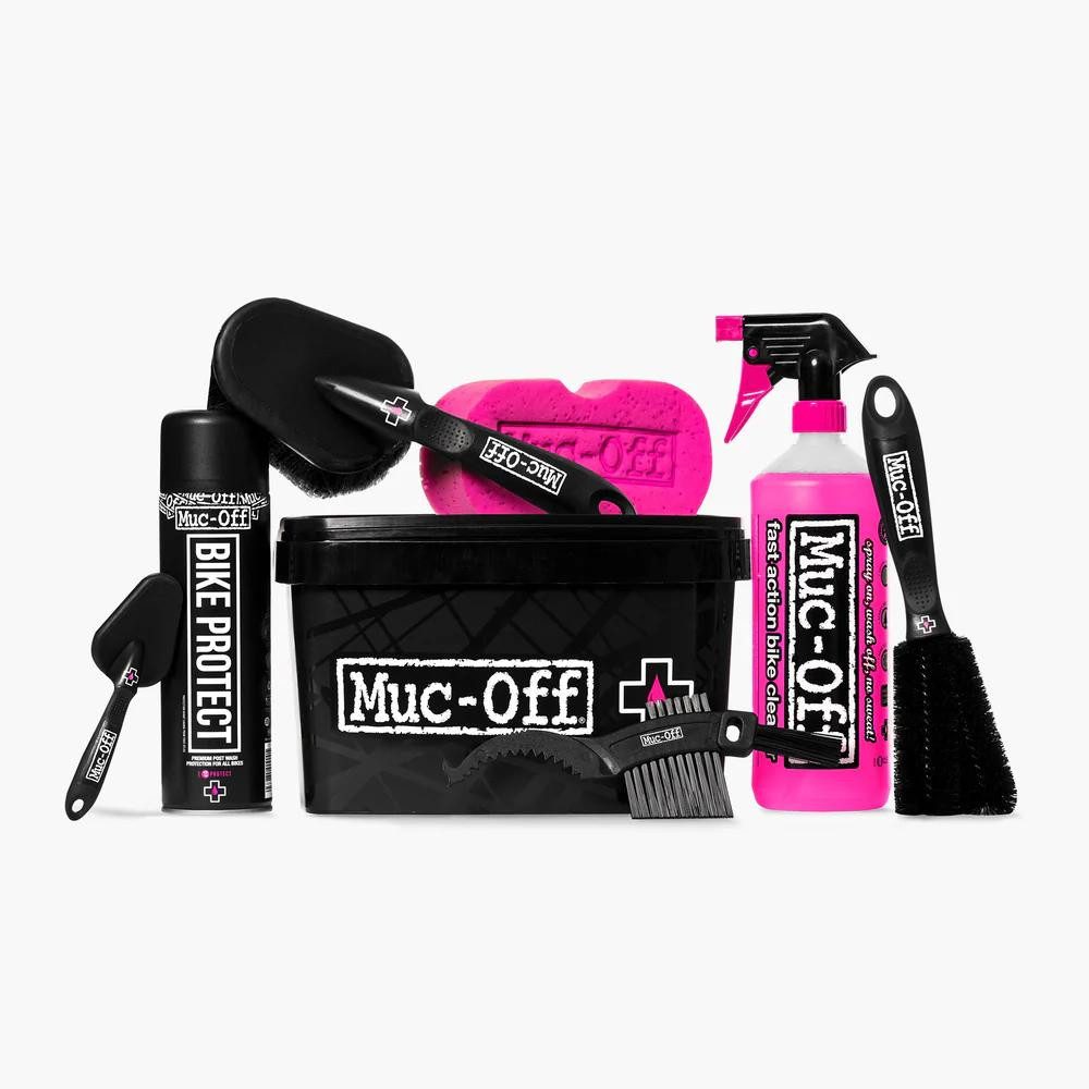 Muc-Off Muc-Off 8-in-1 Fahrrad Reinigungsset, inkl. Waschbürsten, Bike Cleaner Zweiradreiniger