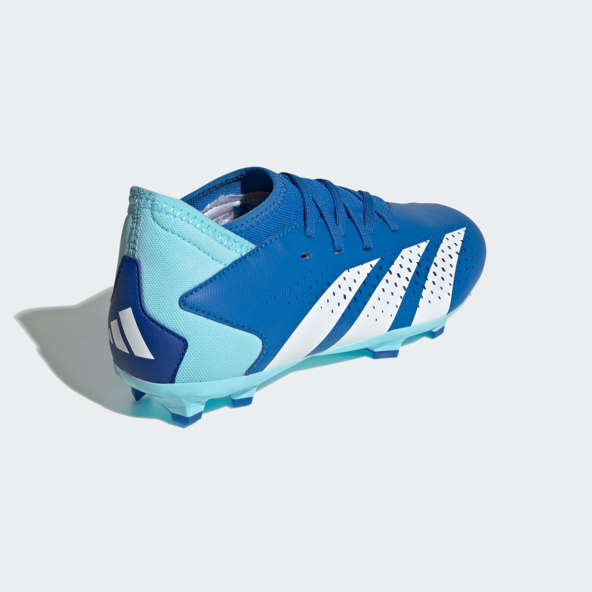 / Fußballschuh PREDATOR adidas White Cloud FUSSBALLSCHUH Blue Bliss FG / Royal ACCURACY.3 Bright Performance