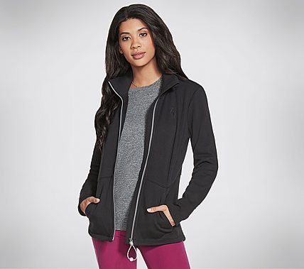 Sweatjacke Skechers black bold