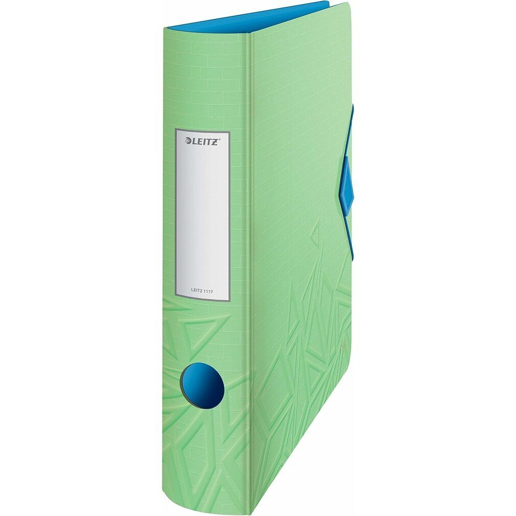LEITZ Aktenordner Ordner 65mm Polyfoam Urban Chic grün