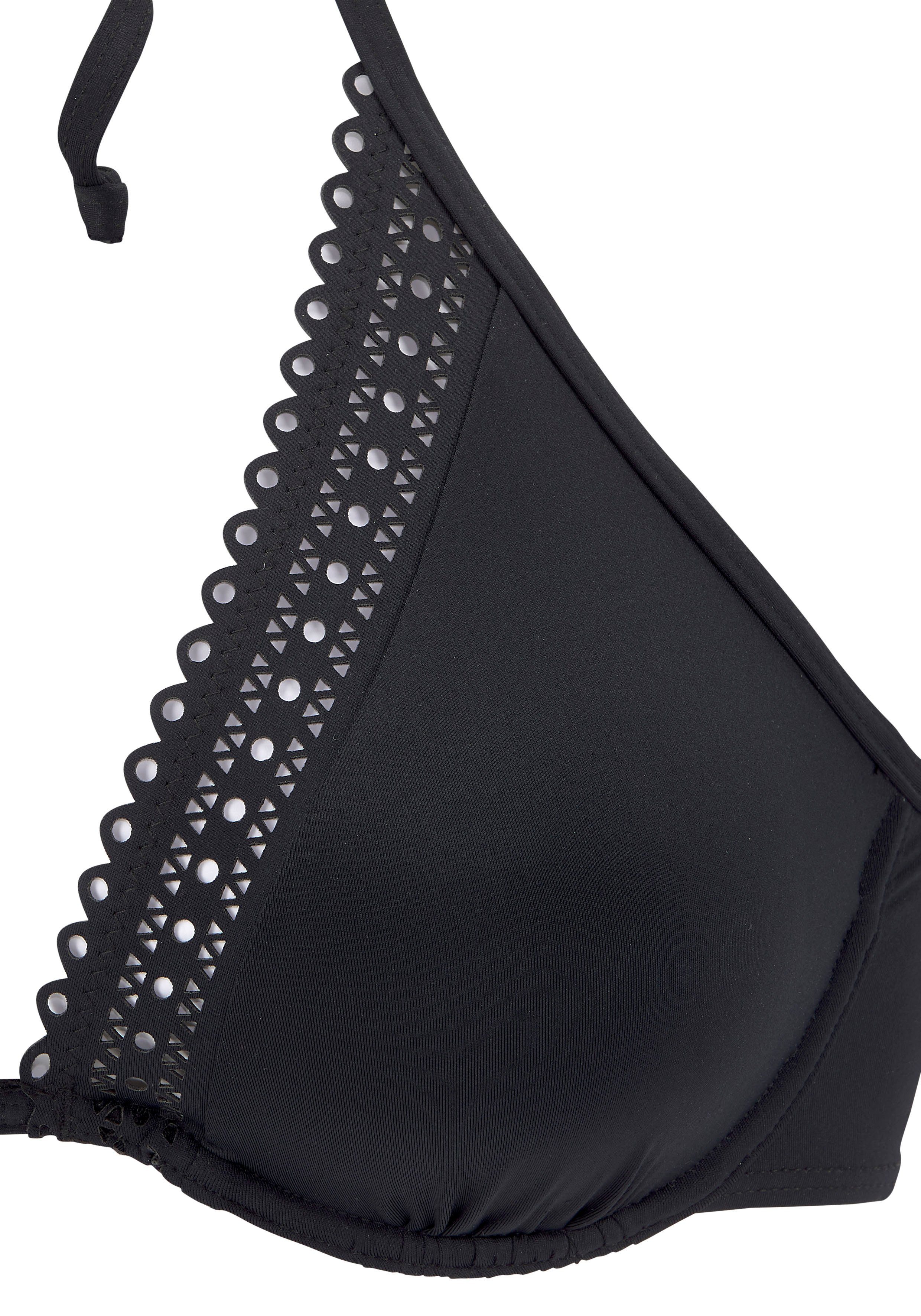 s.Oliver Bügel-Bikini-Top Aiko, mit Häkeloptik