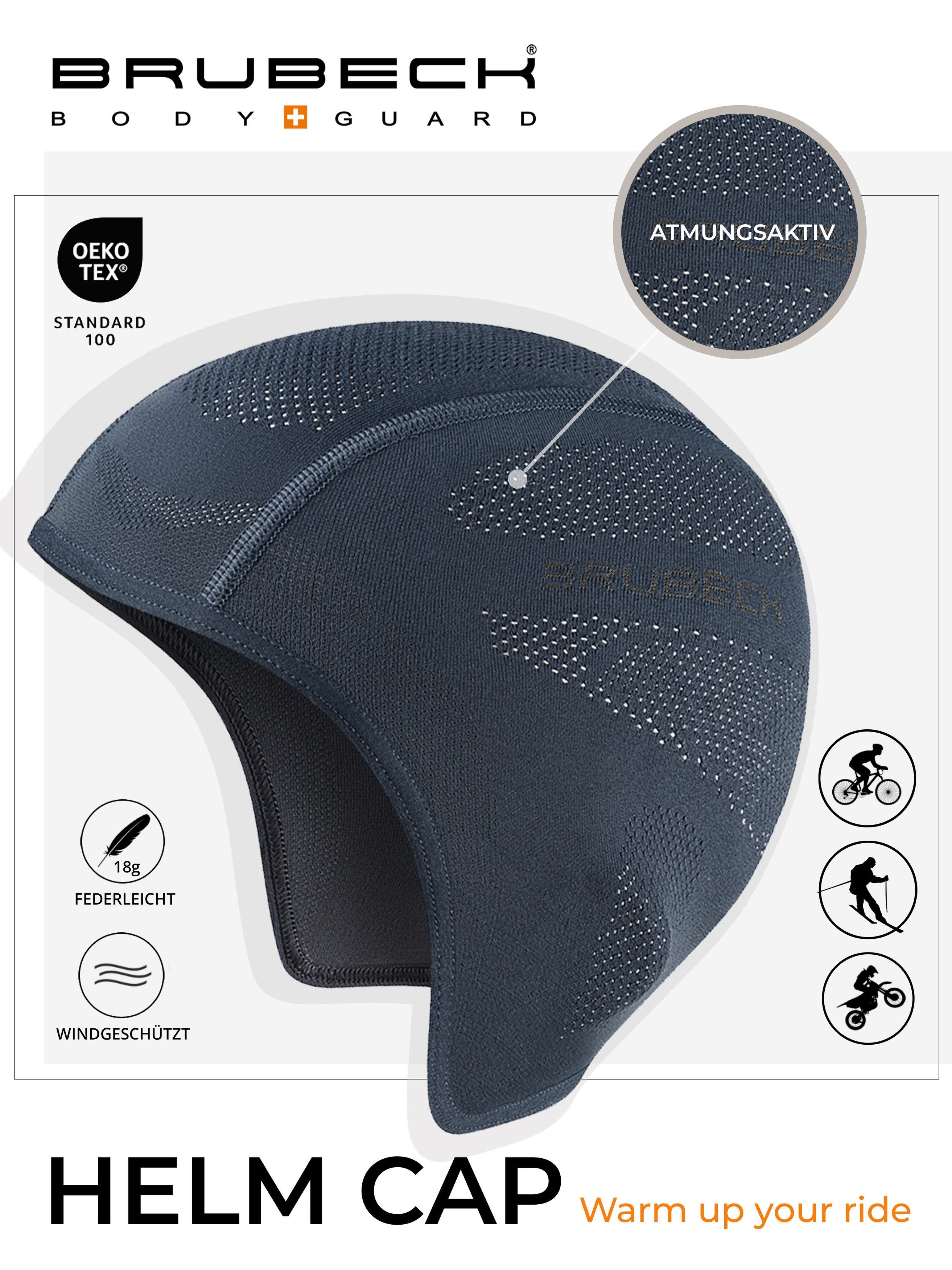 BRUBECK Unterhelmmütze Unterhelm Mütze Temperaturregulierend Funktionsmütze günstig online kaufen