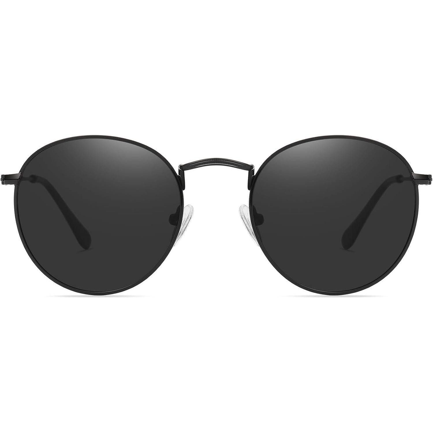 LuxusKollektion Retrosonnenbrille Sonnenbrille rund polarisiert UV400 Vintage für Männer Frauen