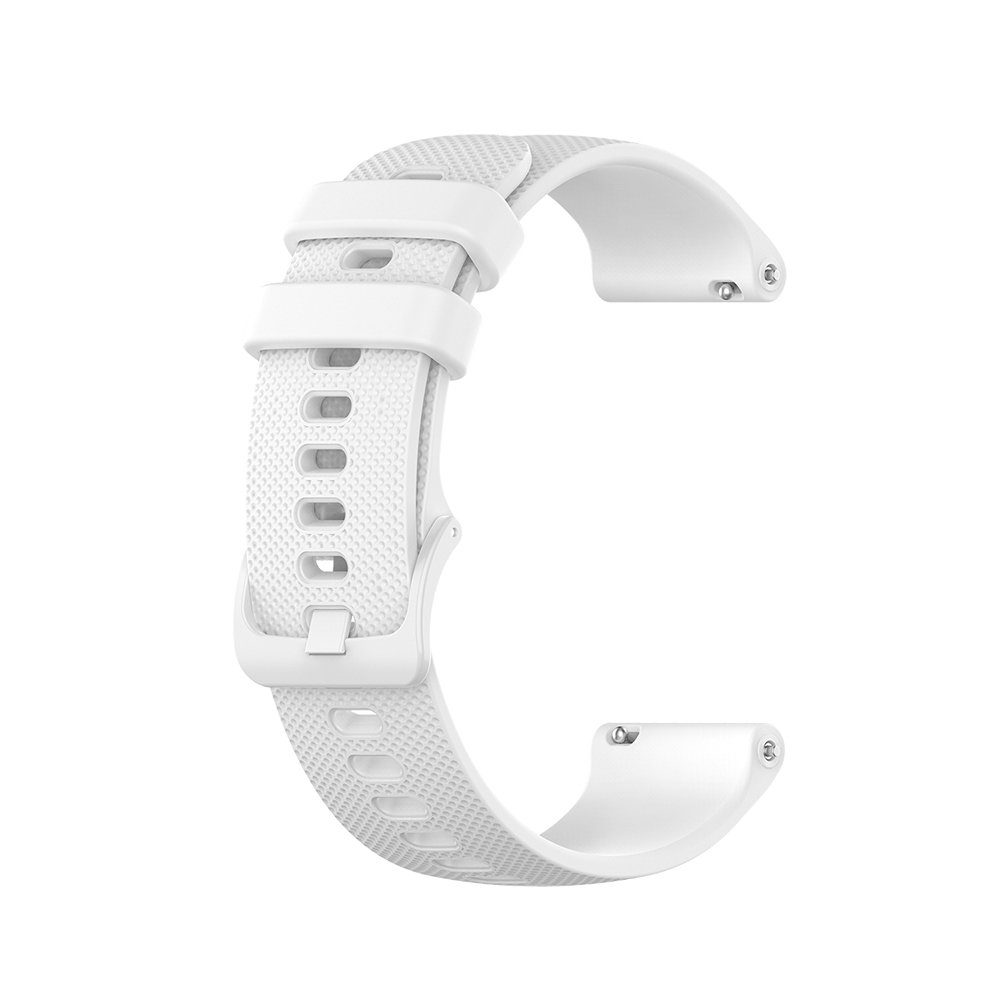 Rosnek Smartwatch-Armband 18/20/22mm, Premium-Silikonkautschuk, für mit wasserfest, Männer und Edelstahlschnalle Sport, Fitness schweiß- Frauen