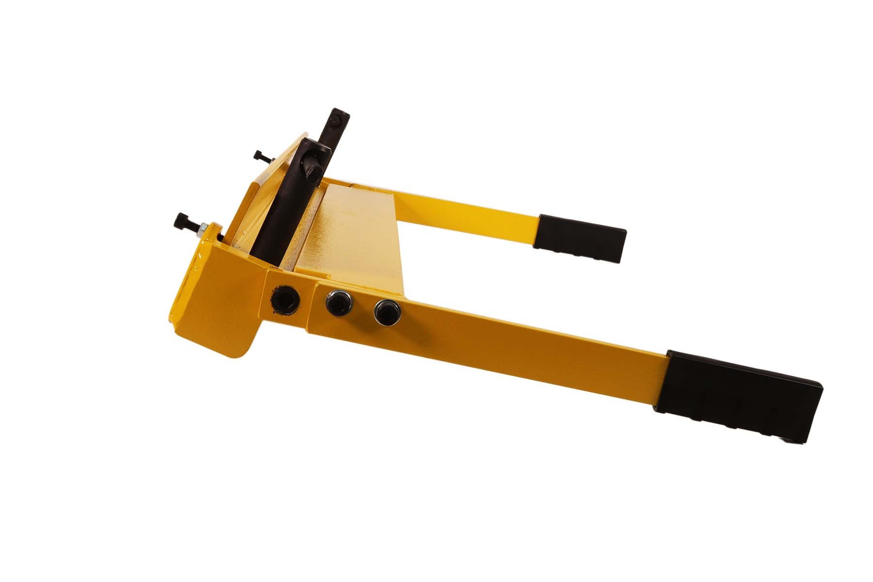 WELDINGER Biegewelle Abkantbank Stahl 460 mm Arbeitsbreite Biegewinkel 0-90° (Abkantpresse), (1-tlg), gefederte Zwingen, Hebelarme, Justierschrauben zur Feineinstellung