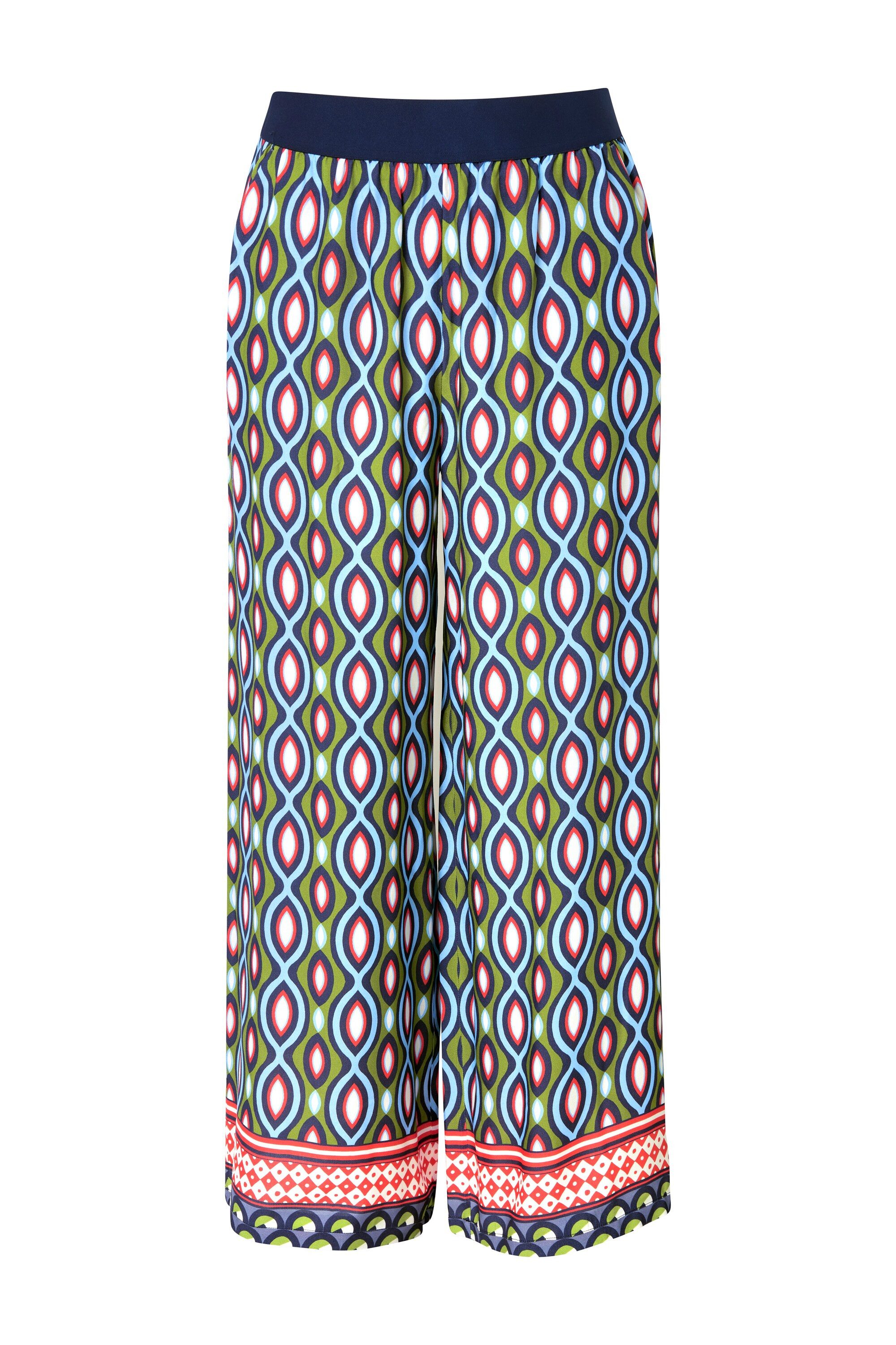 Ulla Popken Schlupfhose Hose grafischer Druck günstig online kaufen