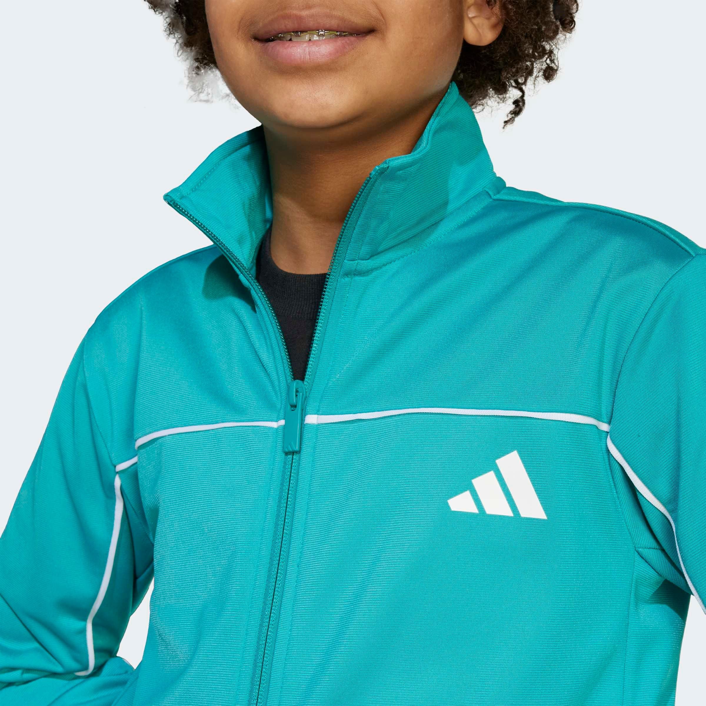 adidas Sportswear Trainingsanzug J CP TR TS (2-tlg), für Kinder und Teens, zweiteiliges Set, mit Stehkragen