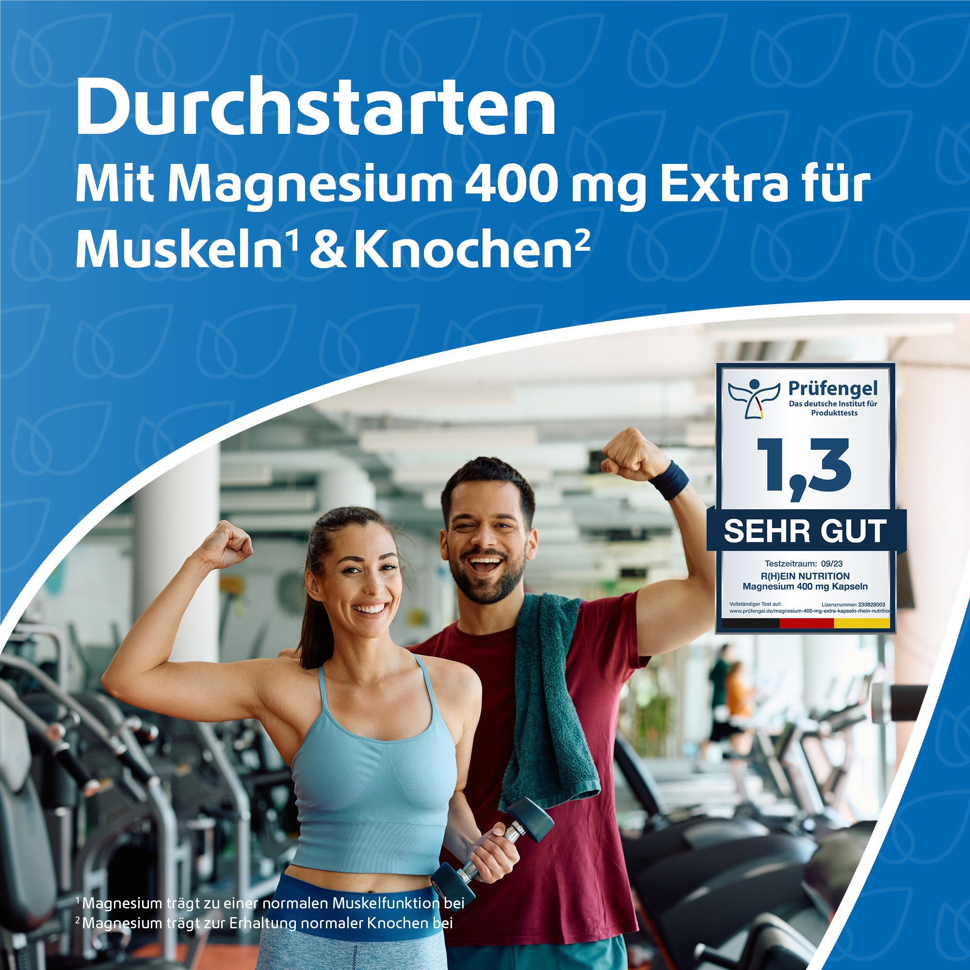 R(h)ein Nutrition Magnesium 400 mg Extra Kapseln, 120 St., 49.2 g