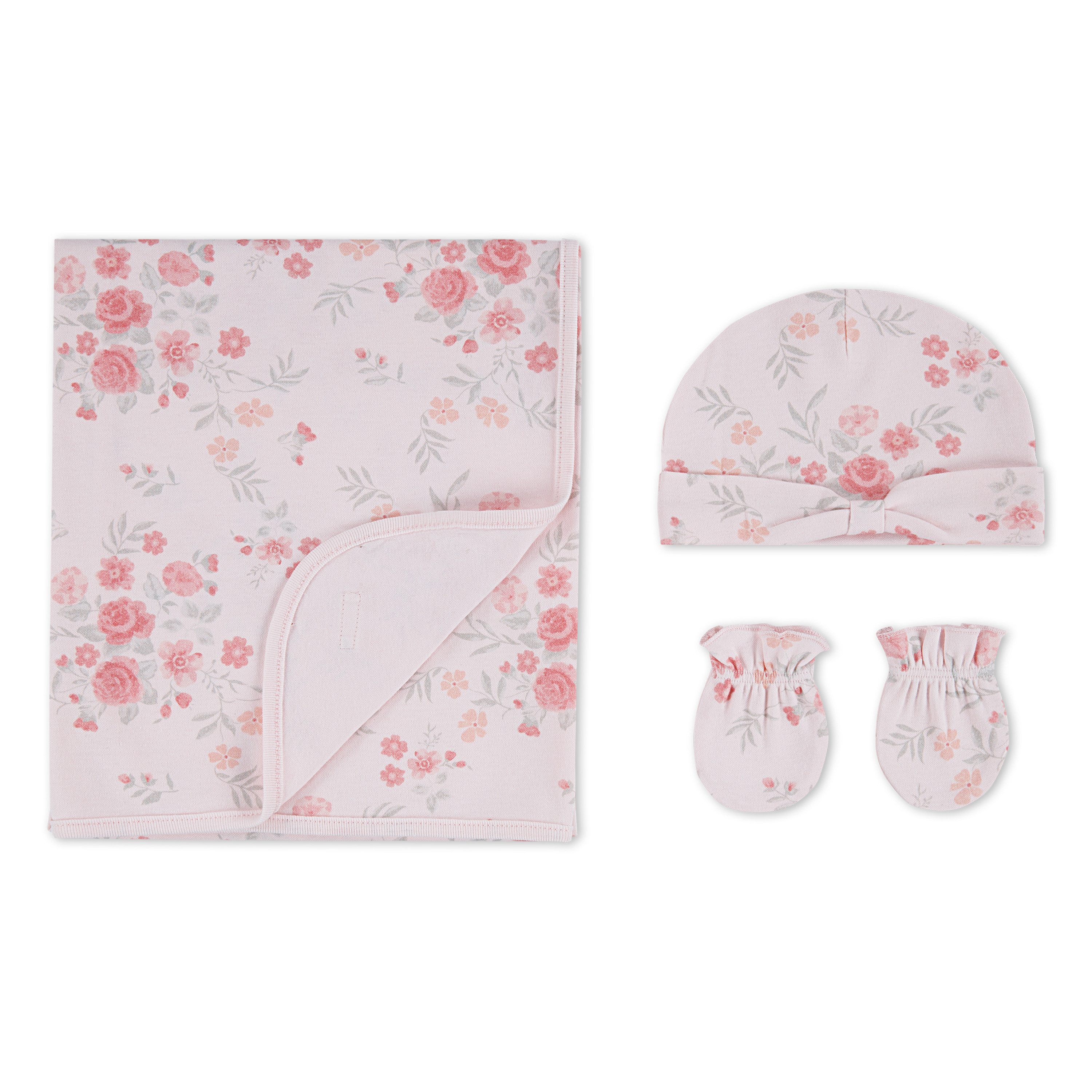 Babydecke HGHG 3PC BLANKET SET, HUGGIES babywear, mit All-Over Print