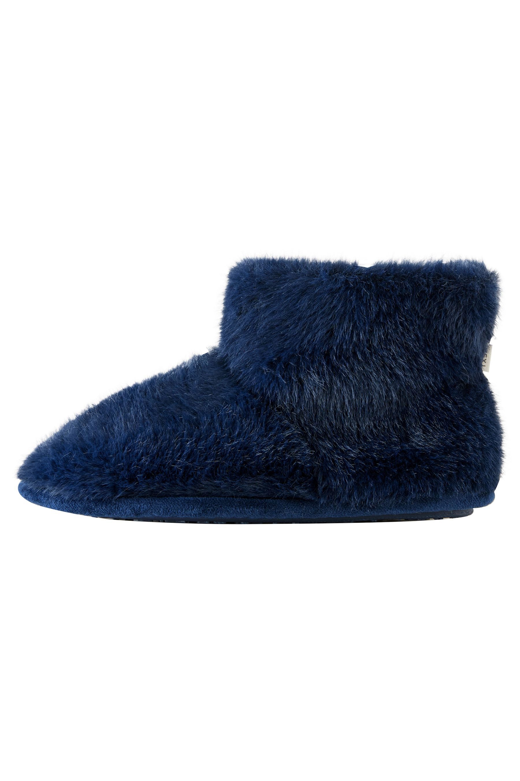Hausstiefel aus Kunstfell Hausschuh