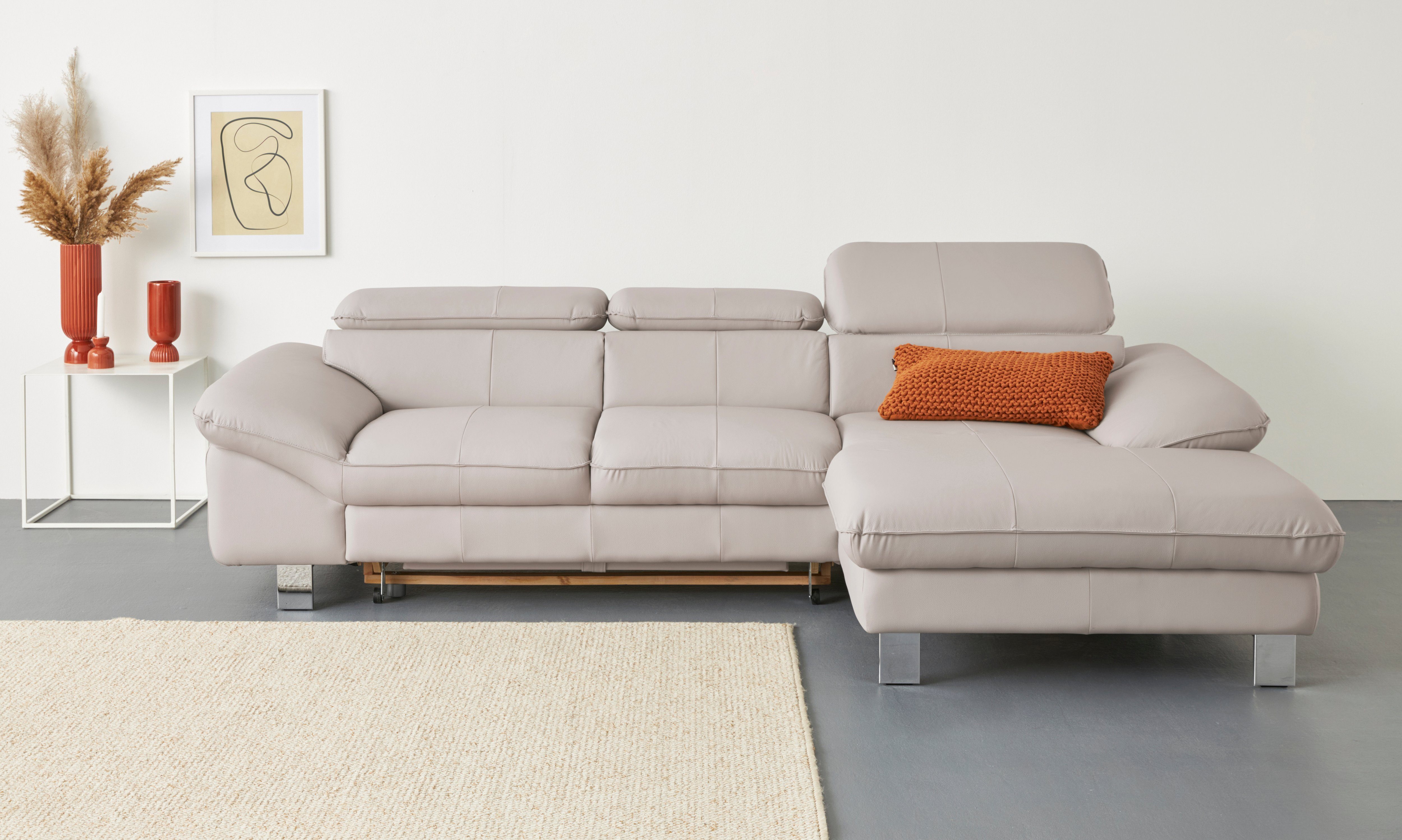 COTTA Ecksofa Driver L-Form, mit Kopfteilverstellung, günstig online kaufen