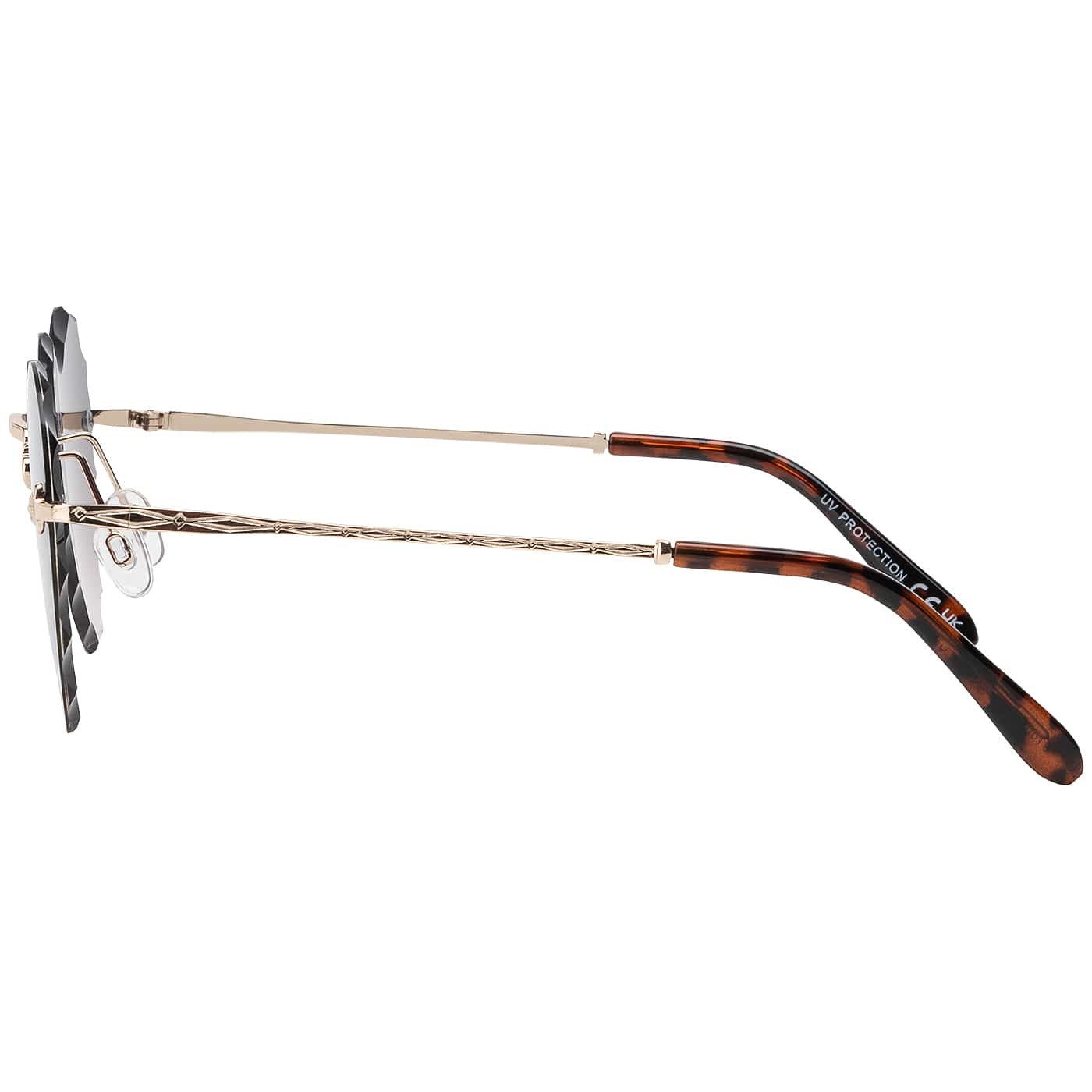 BEZLIT Eyewear Sonnenbrille Herz Form Designer Damen Sonnenbrille (1-St) mit bunten Linsen