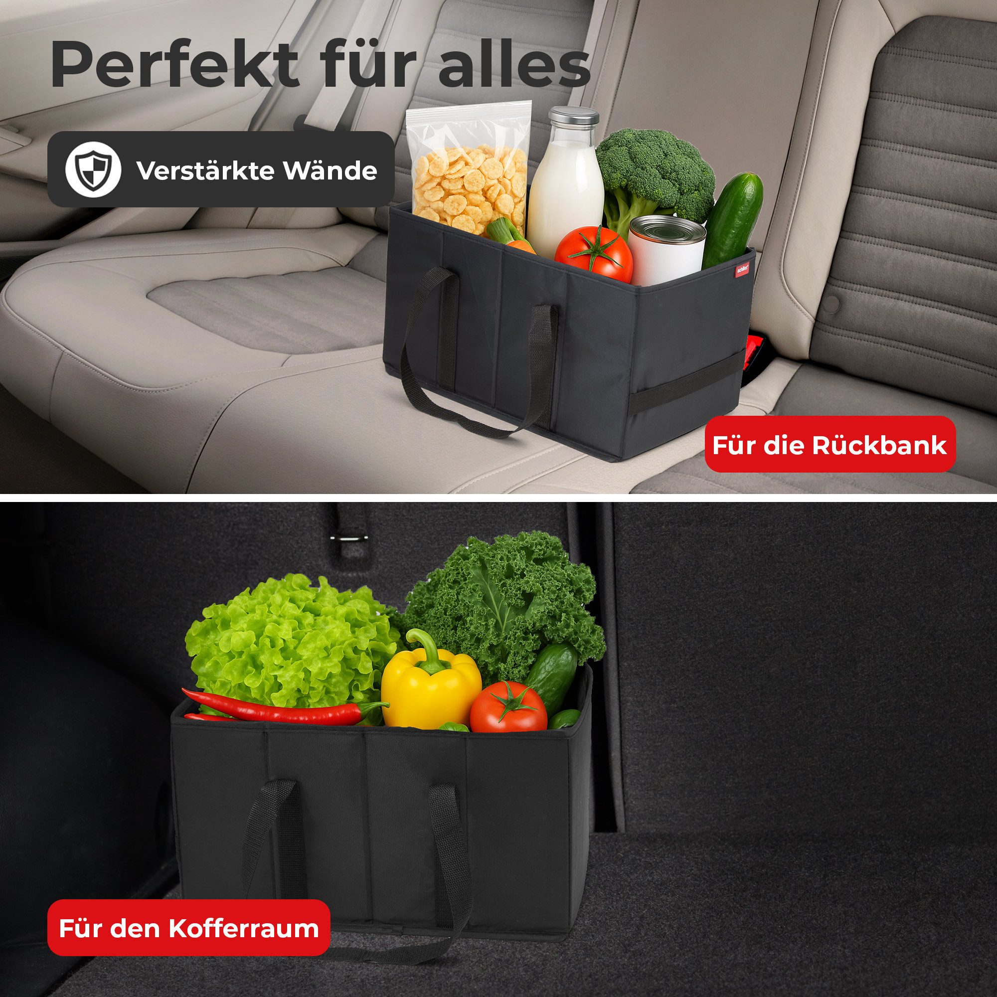 achilles Einkaufskorb Smart-Box Faltbare Einkaufs-Tasche Falt-Korb günstig online kaufen