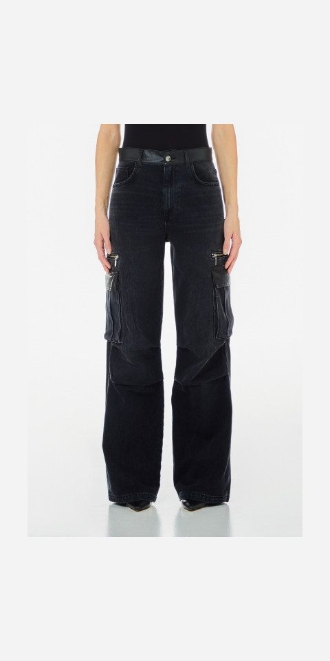 Liu Jo Cargojeans - Cargohose - Flare-Cargo-Jeans