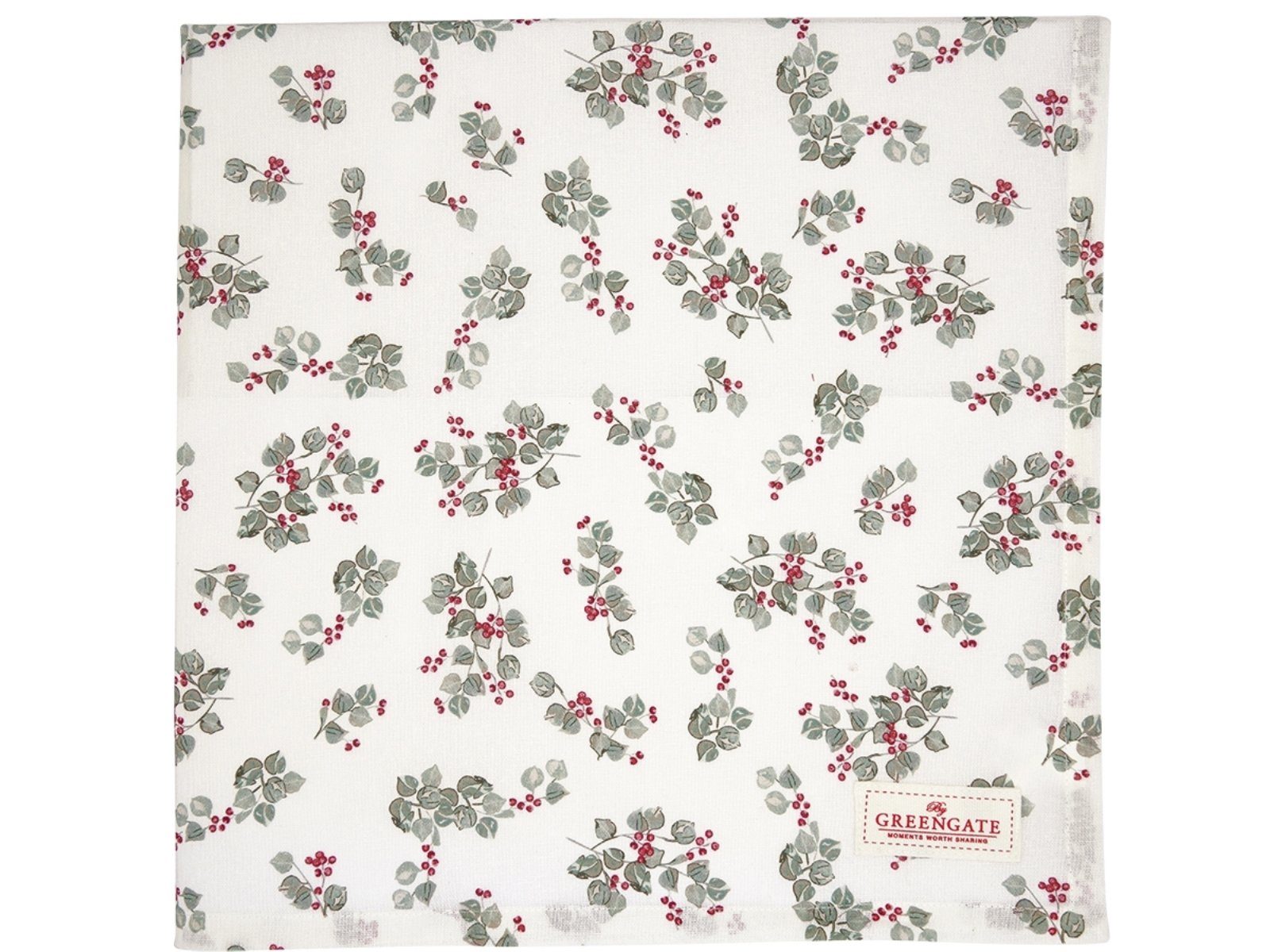 Greengate Tischdecke Scarlett Tischdecke white 150 x 150 cm