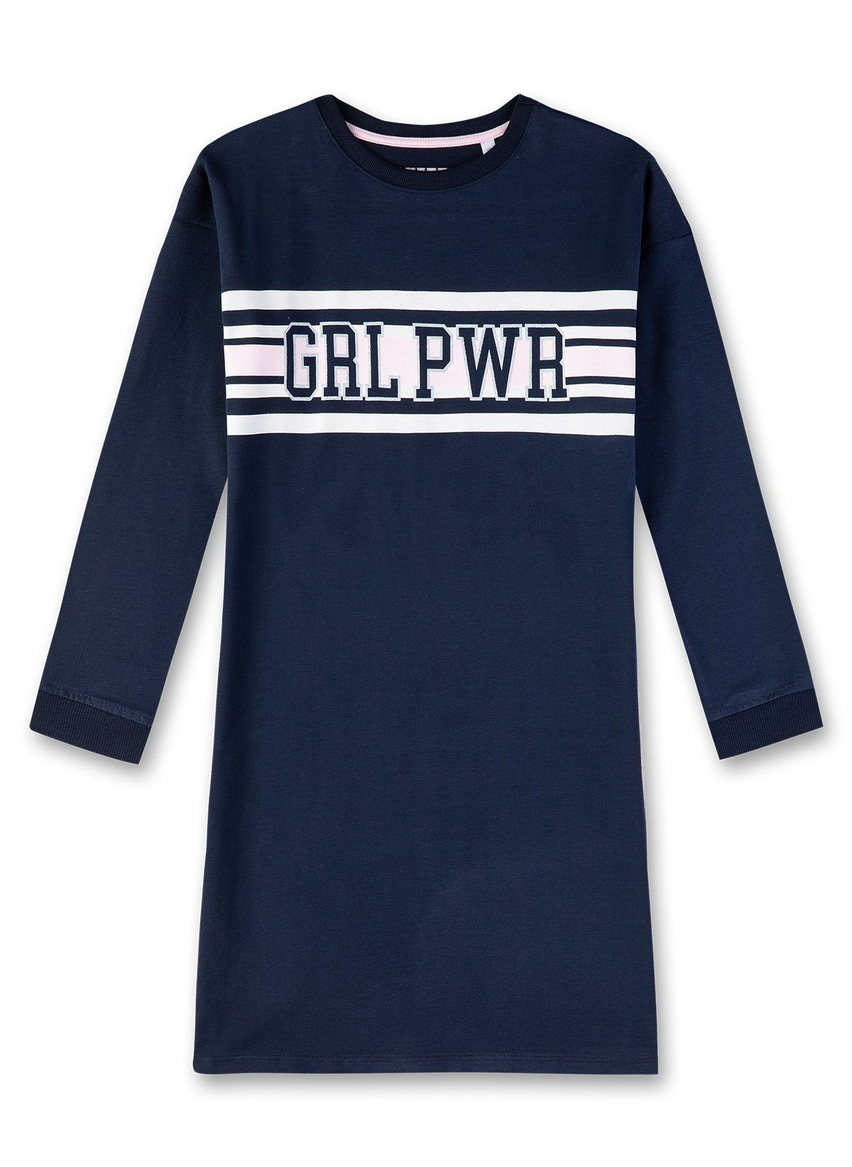 Sanetta Pyjama Mädchen Nachthemd - Sleepshirt, Langarm, "GRL PW"