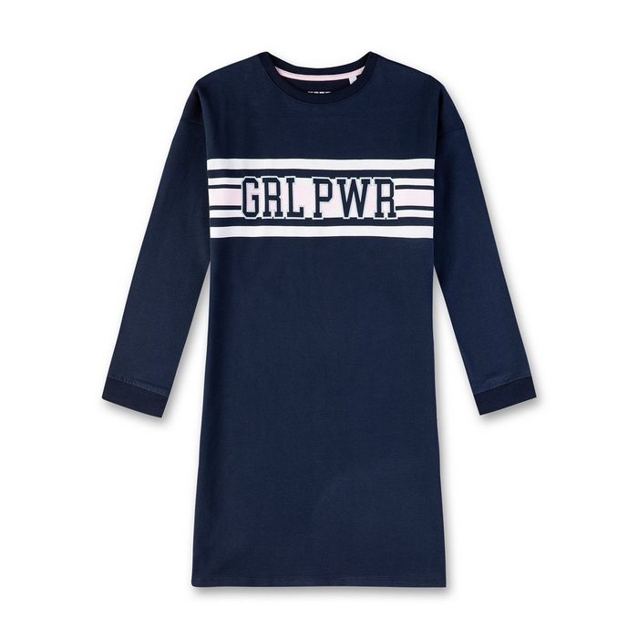 Sanetta Pyjama Mädchen Nachthemd - Sleepshirt Langarm "GRL PW&quot