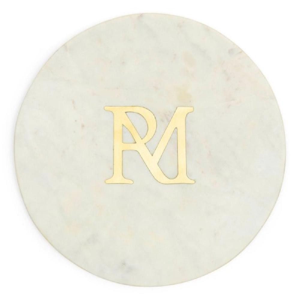 Tablett Untersetzer Marmor RM Monogram