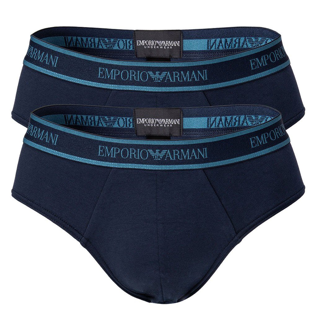 Emporio Armani Slip »Herren Slips 2er Pack Briefs, Unterwäsche