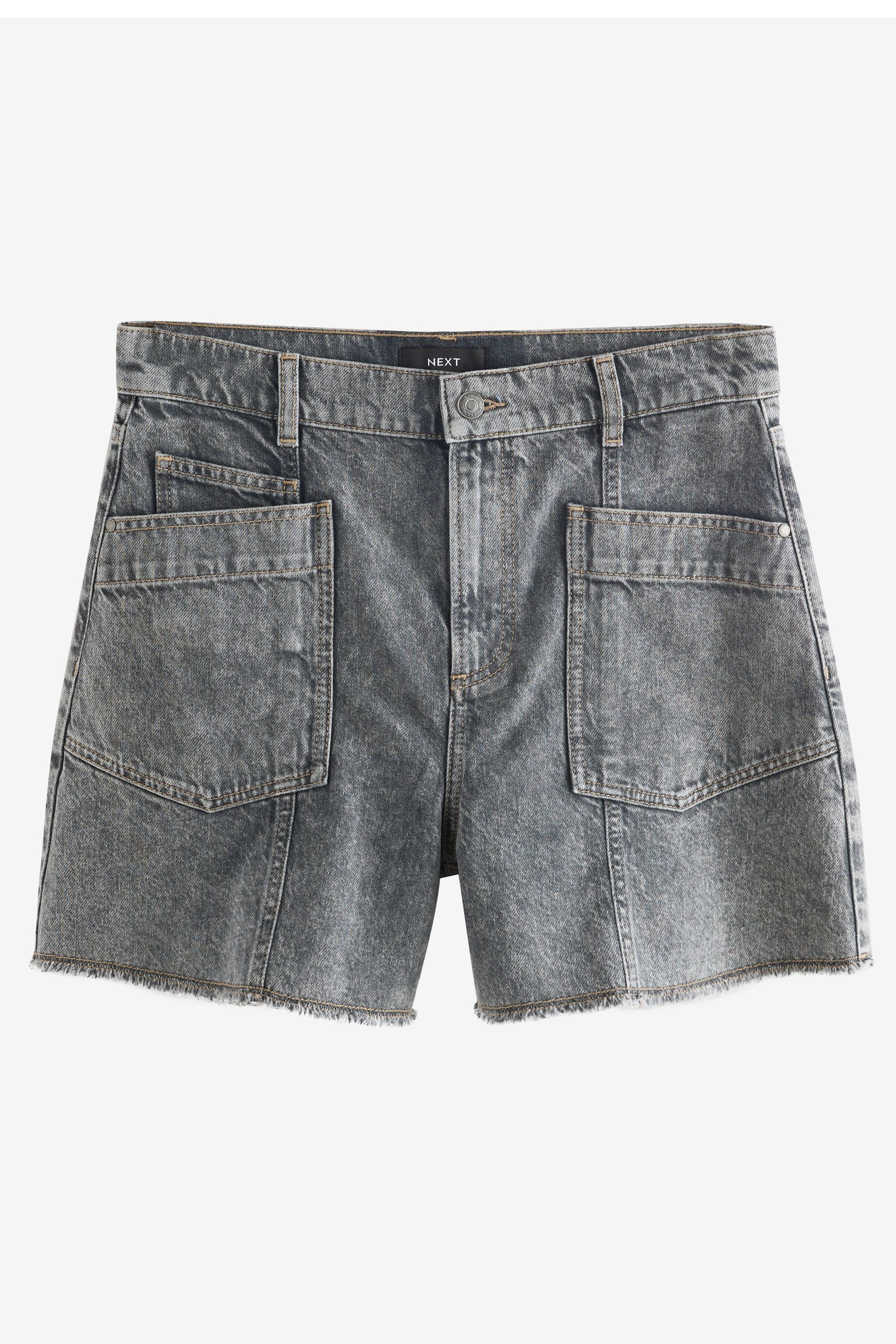 Next Cargoshorts Denim-Shorts mit Cargotaschen (1-tlg)