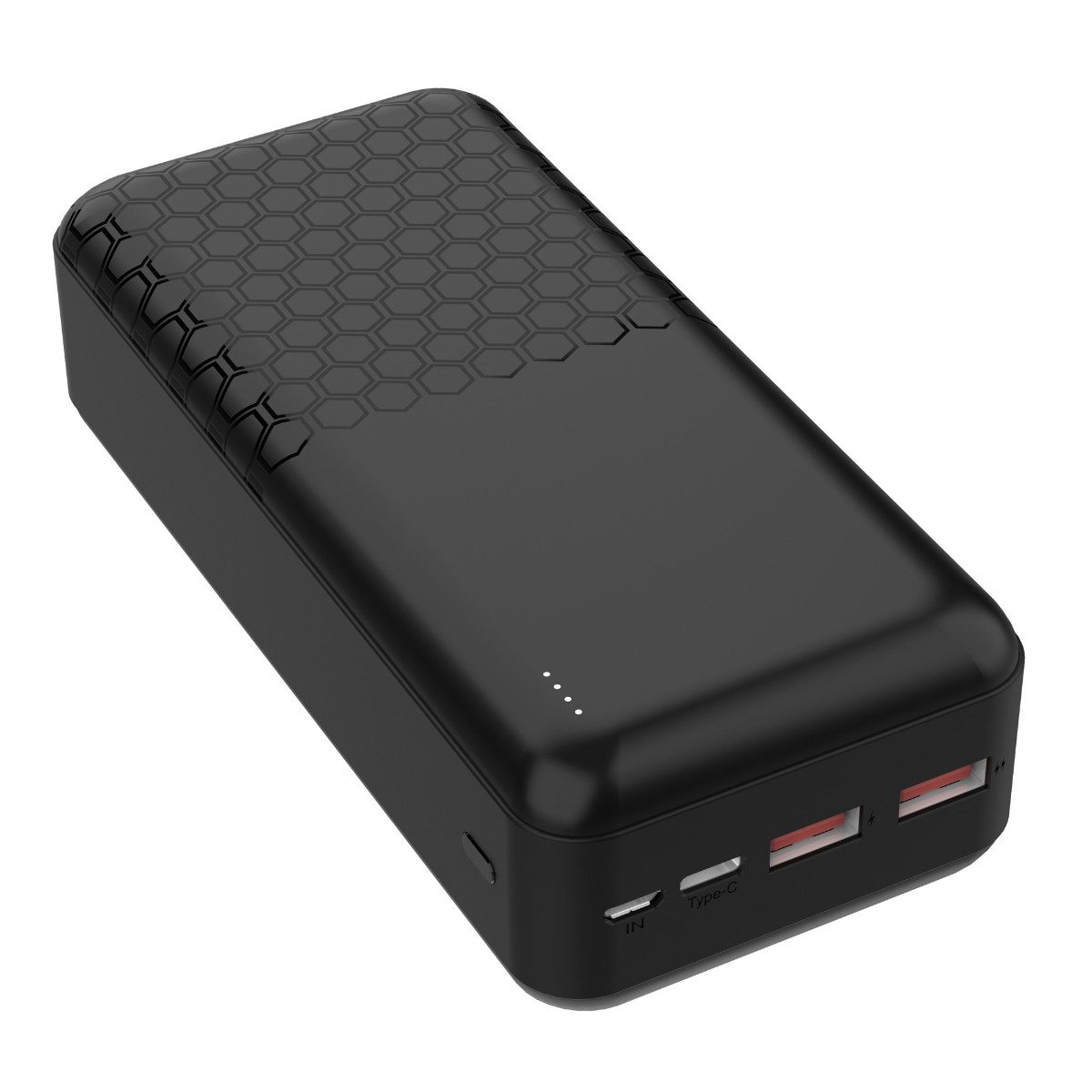 Platinet PMPB30OP19B Powerbank (12, 5, 9 V), 30000 mAh, 111 Wh, 20 W PD und 22,5 W Schnellladen