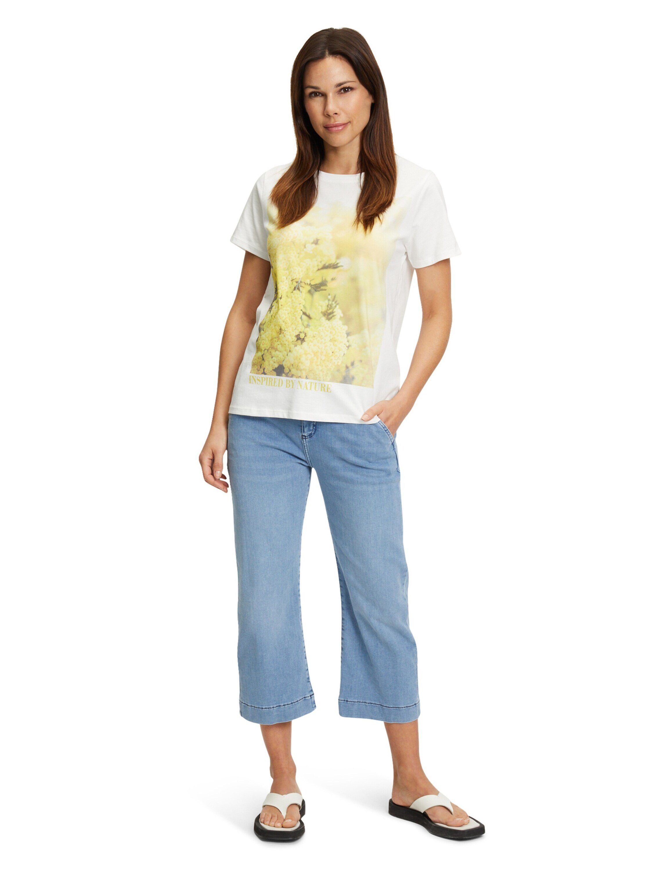 Cartoon 3/4-Jeans (1-tlg) Plain/ohne Details