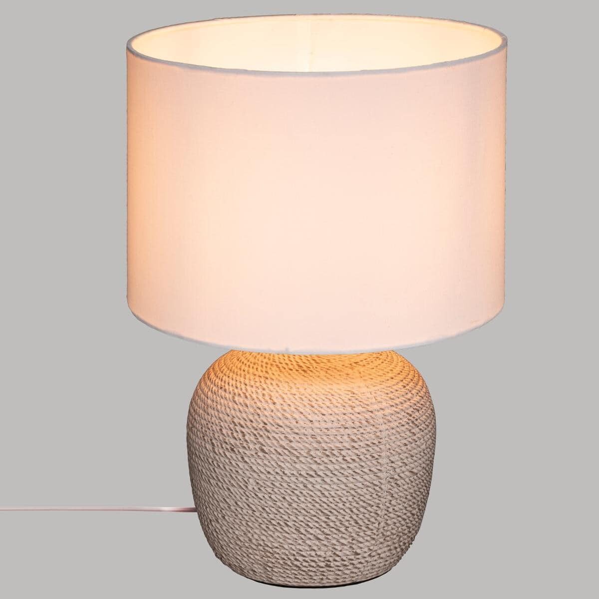Atmosphera Créateur d'intérieur Tischleuchte Tischlampe mit Keramikfuß DAVIA, H. 40 cm, Leuchte mit Dekofunktion, ohne Leuchtmittel