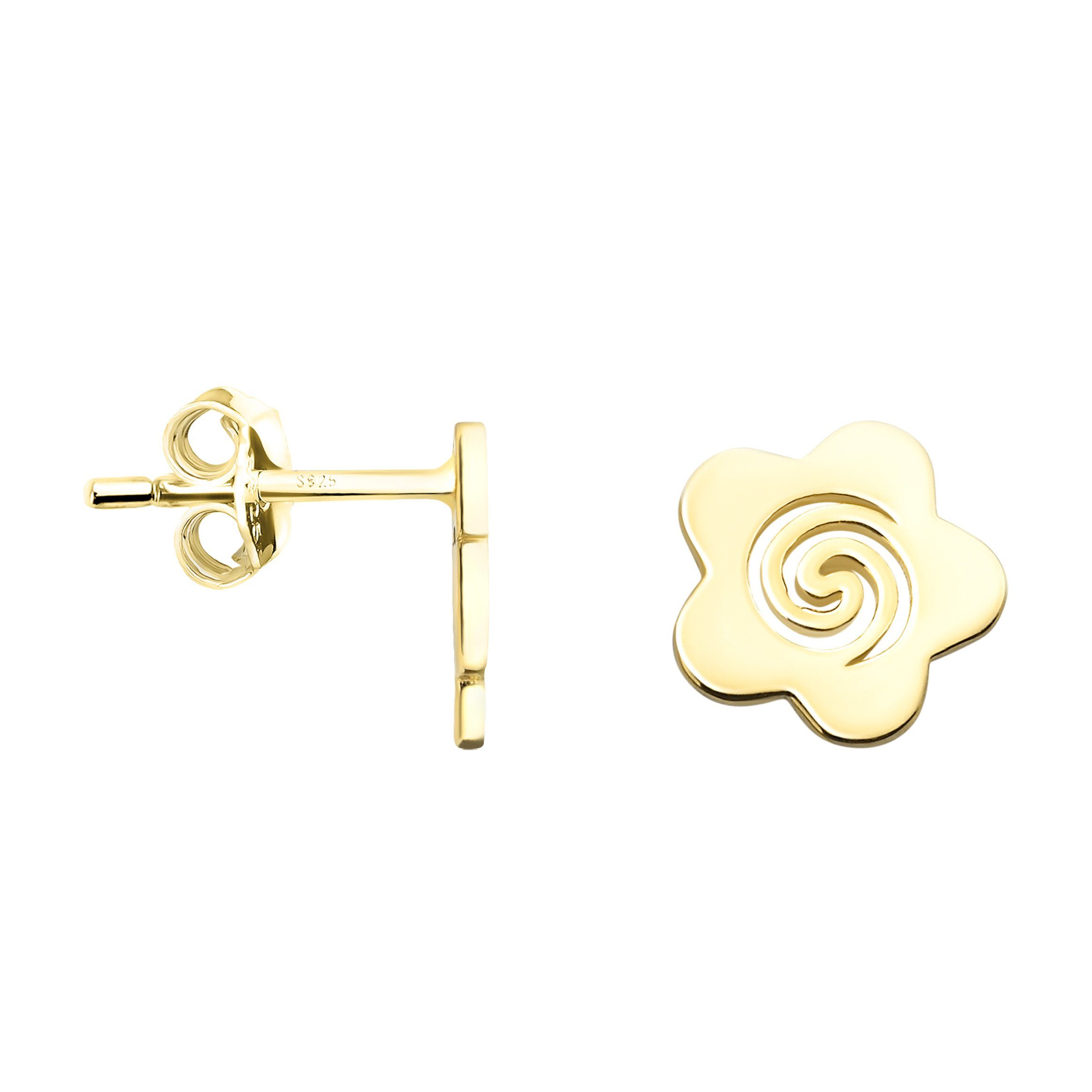 SOFIA MILANI Ohrringe – 925 Silber, Blumen-Ohrstecker, Rhodiniert, Nickelfrei, In Geschenkbox