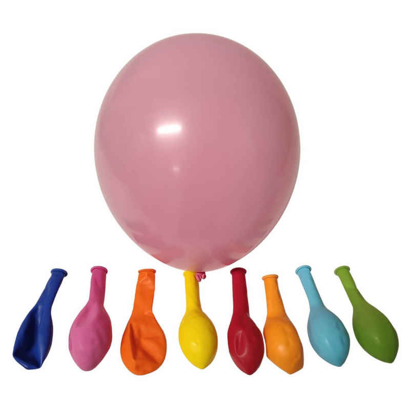 BEMIRO Luftballon 3000 Stück BallonSpickerballons bunt gemischt