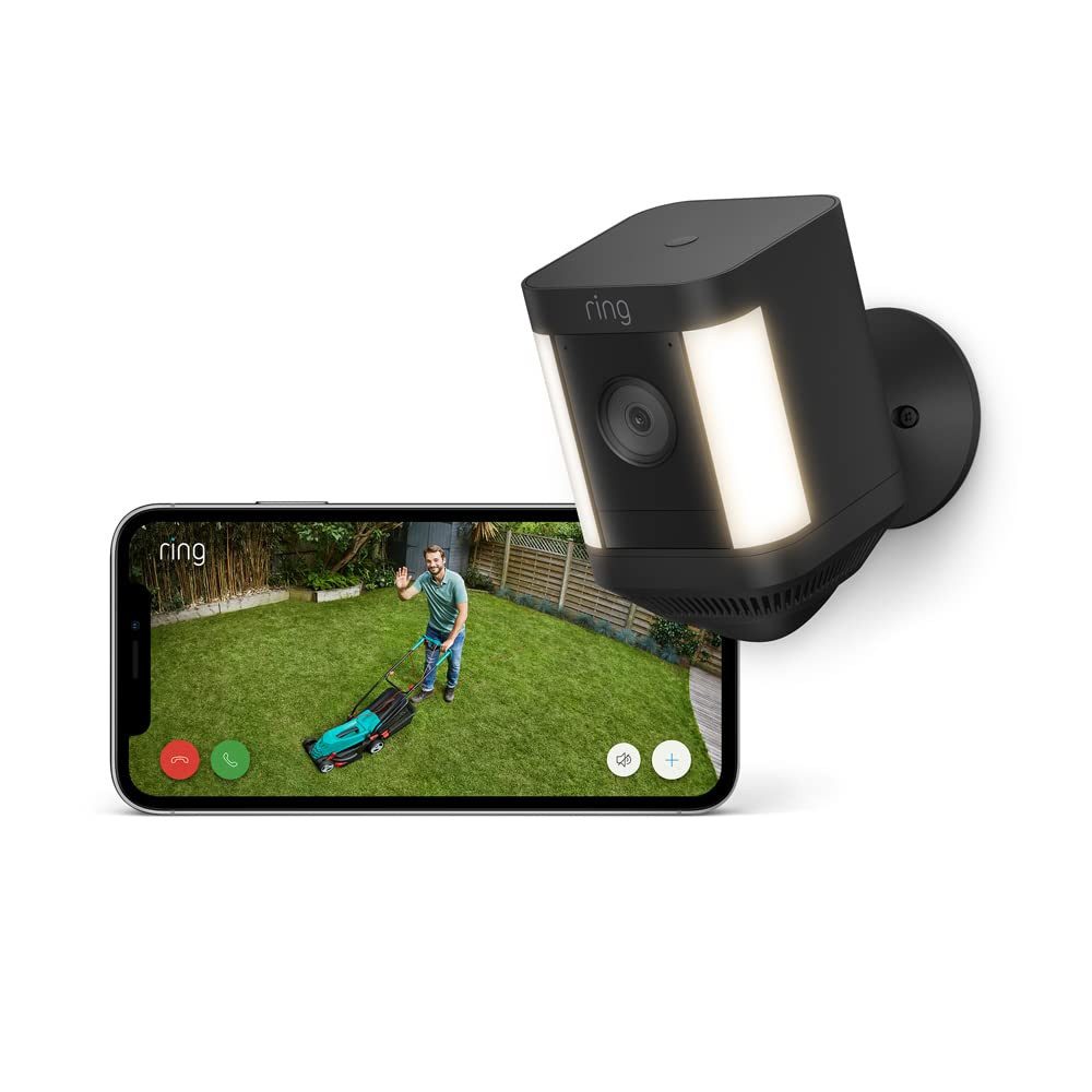 Ring Überwachungskamera Ring Spotlight Cam Plus Battery schwarz