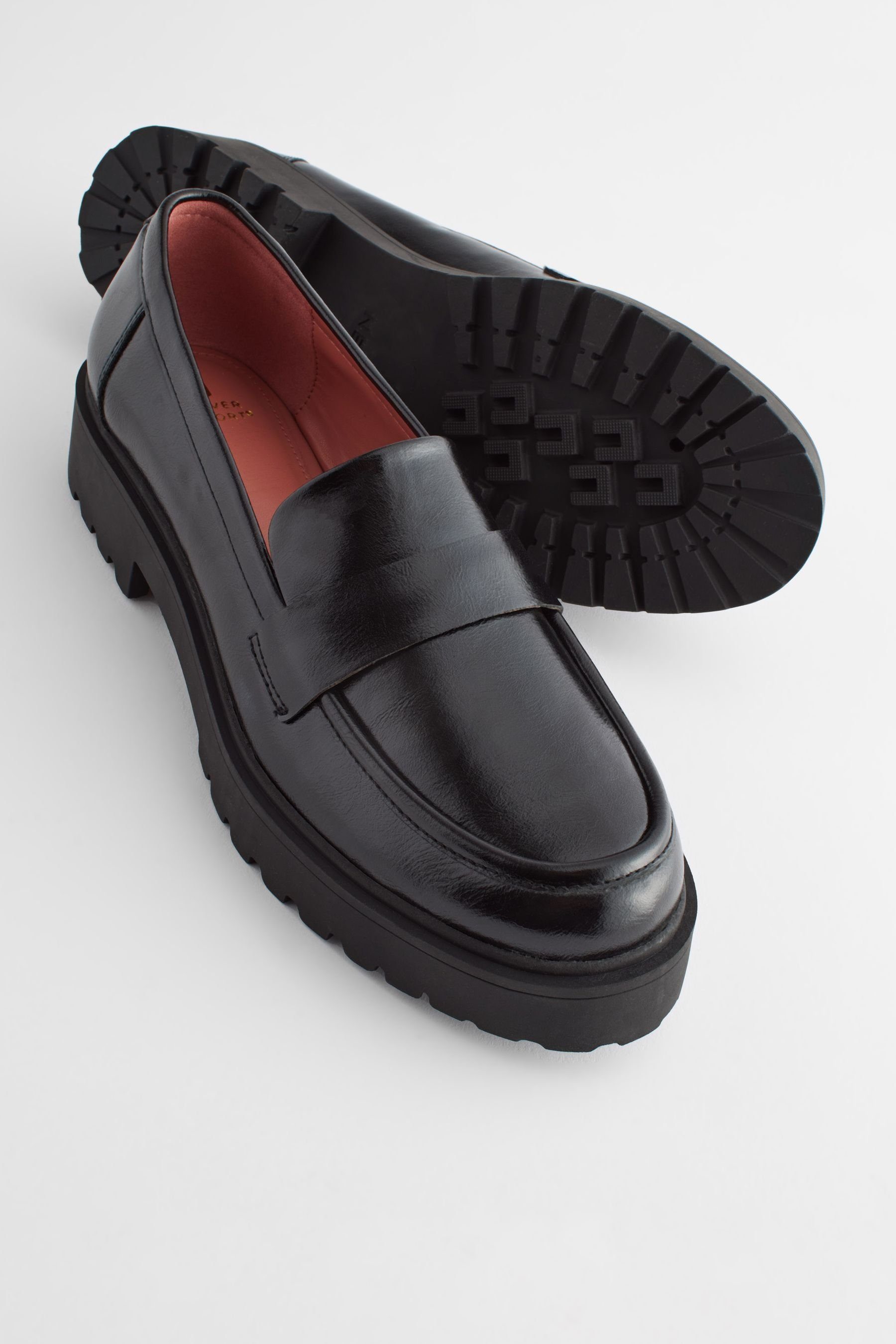 Next Forever Black Loafer Sohle (1-tlg) Loafer dicker mit Comfort®