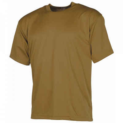 MFH T-Shirt T-Shirt, Tactical, coyote tan - S mit Rundhalsausschnitt
