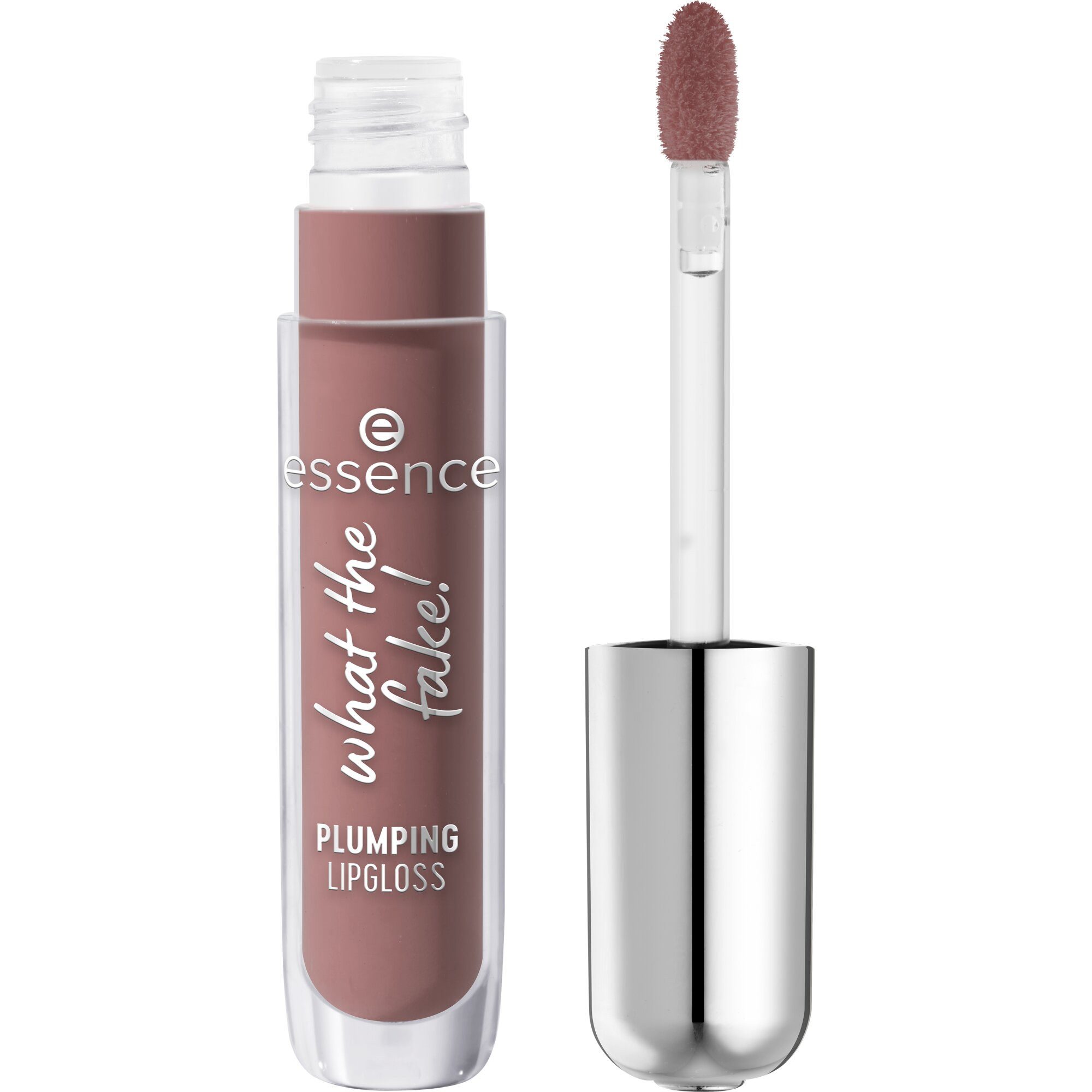Essence Lip-Booster WHAT THE FAKE! PLUMPING LIPGLOSS, 3-tlg., für ein hochglänzendes Finish