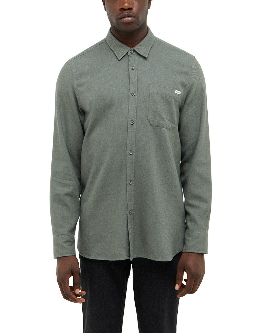 MUSTANG Langarmhemd Herren Style Eastbridge günstig online kaufen