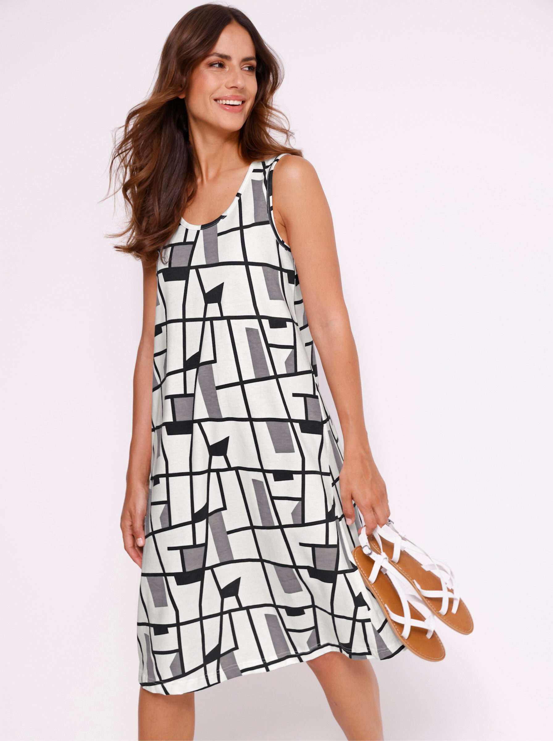 Sieh an! Strandkleid Sommerkleid Ärmellos – Bild 3 von 5