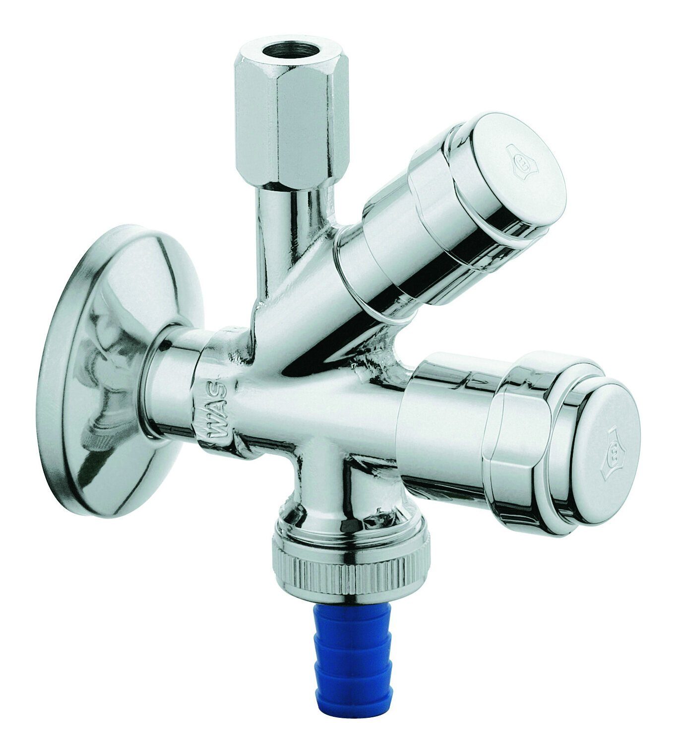 Grohe Eckventil, Eggemann Original WAS® Kombi DN10 mit Rückflussverhinderer - Chrom