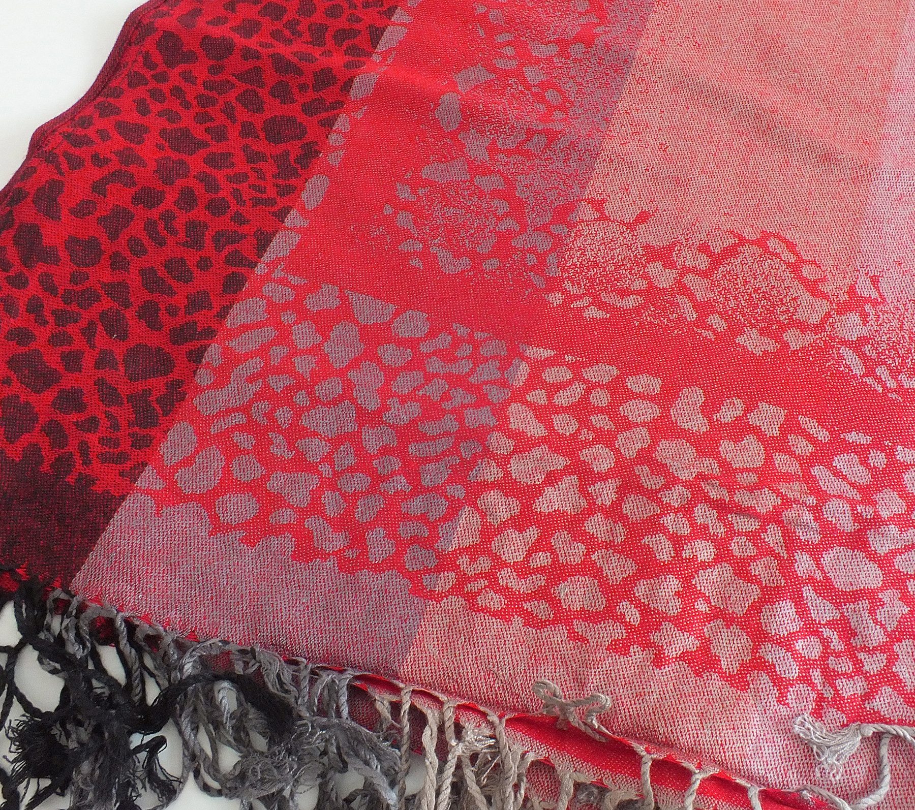 chic4home Schal Dreamy Flair, (1-St. 1-teilig), Damen Schal Stola eleganter Longschal Leopardenmuster
