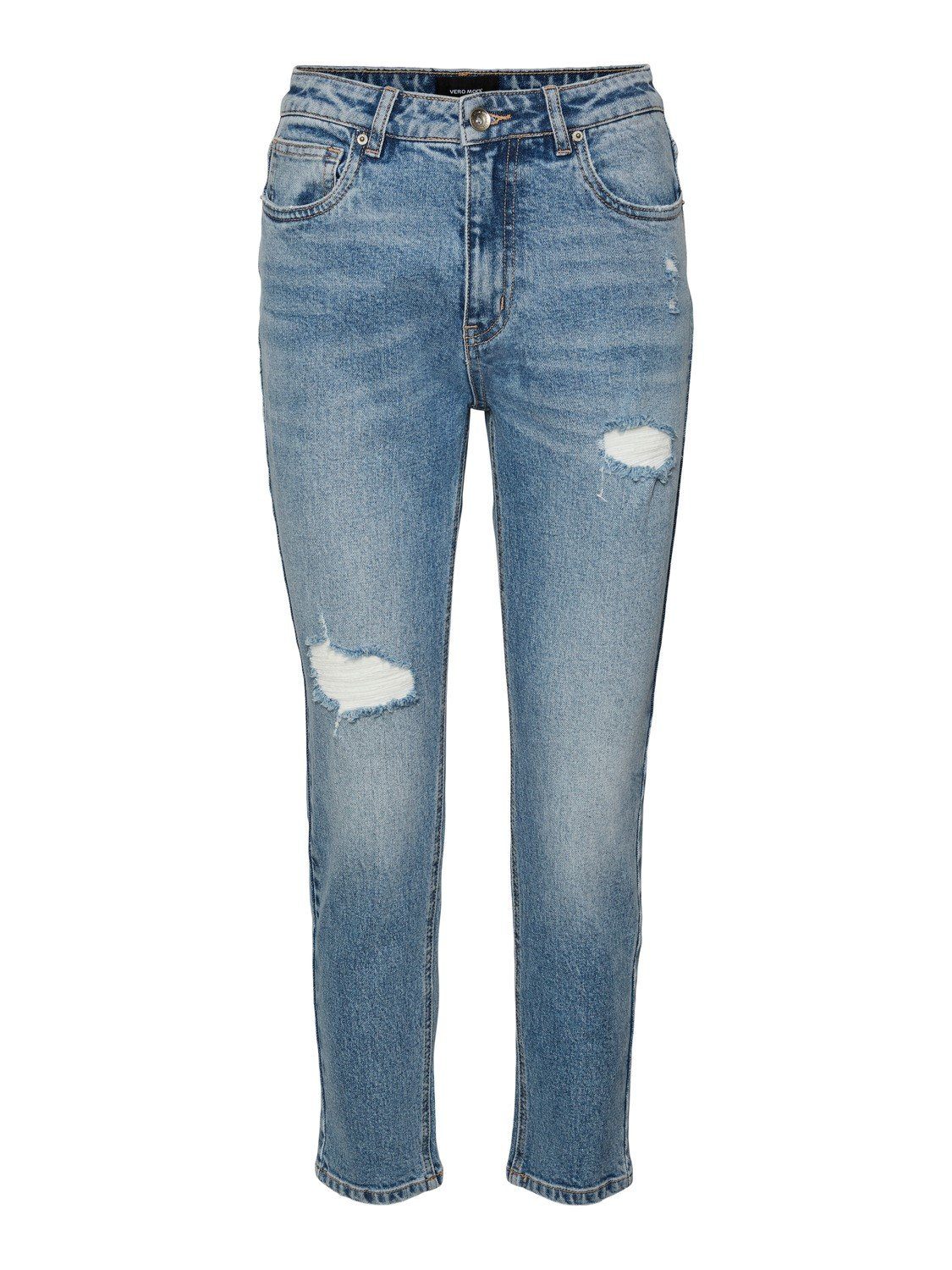 aus Straight-Jeans Baumwolle VMBRENDA Moda Vero