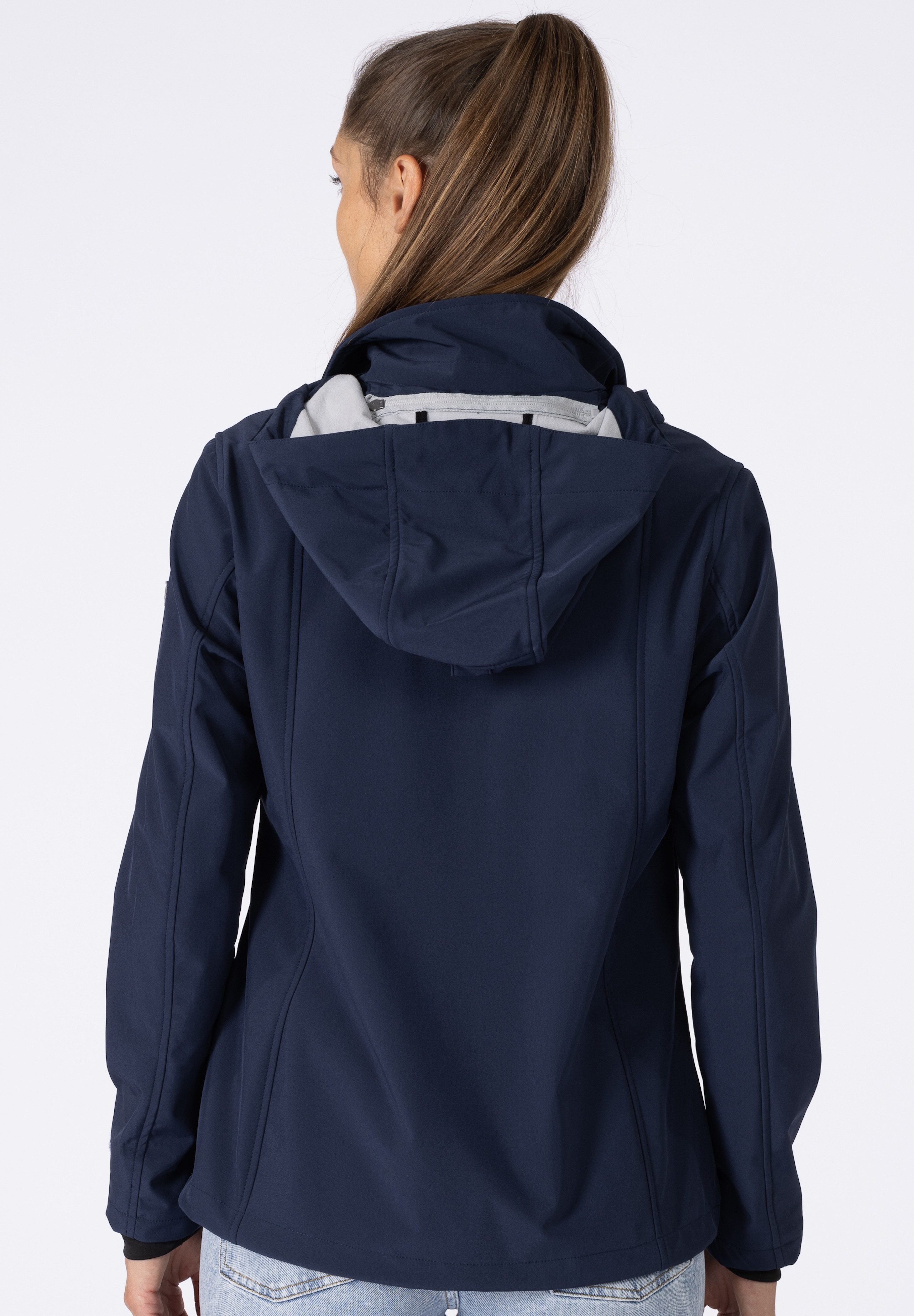 DEPROC Active Softshelljacke DECORAH PEAK V WOMEN mit abnehmbarer Kapuze
