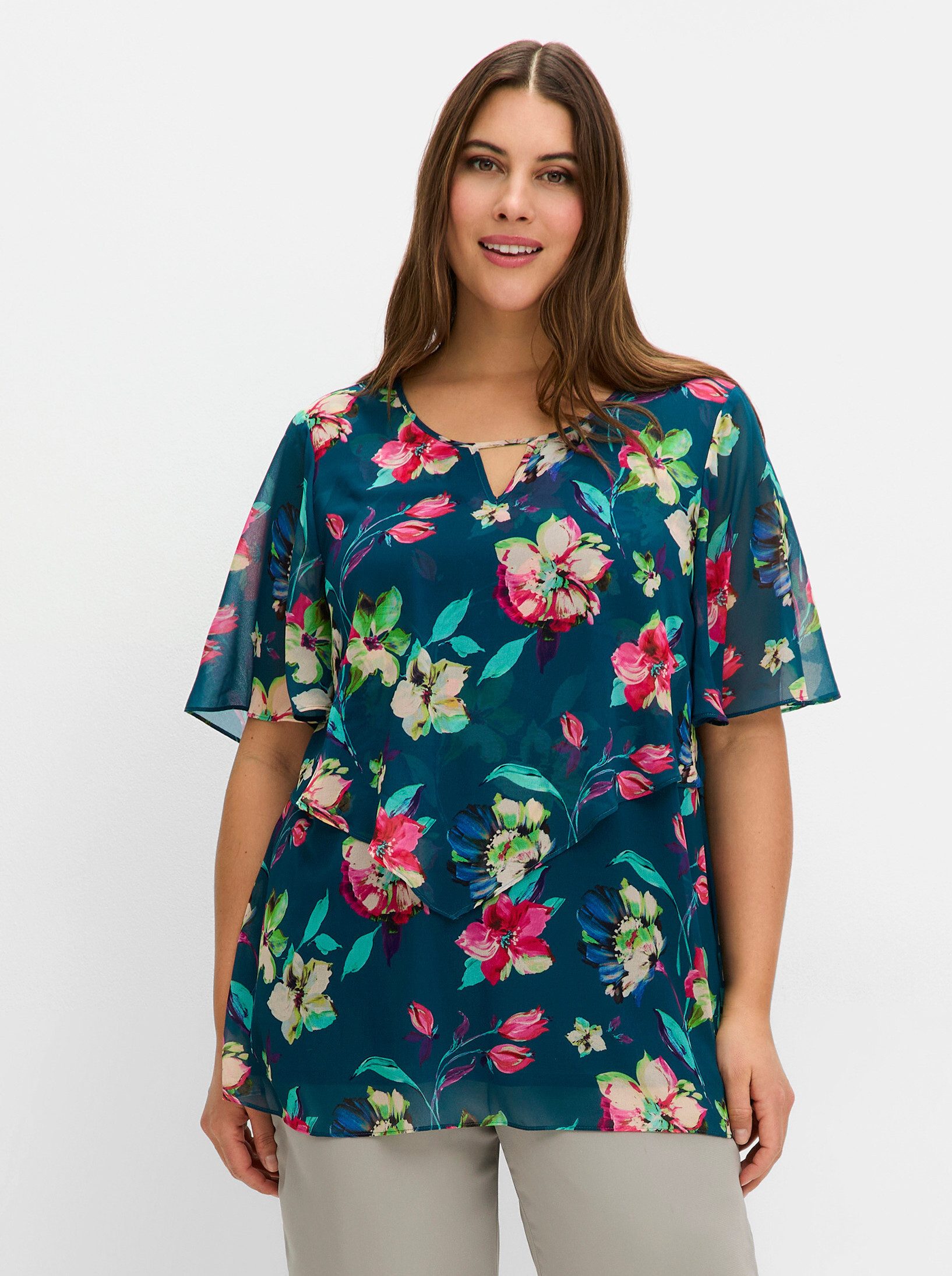 Sheego Klassische Bluse Tunika günstig online kaufen