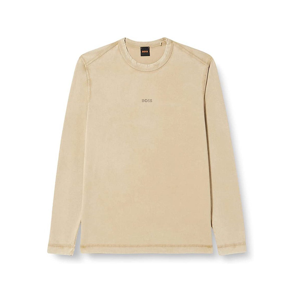 HUGO T-Shirt beige regular fit (1-tlg)