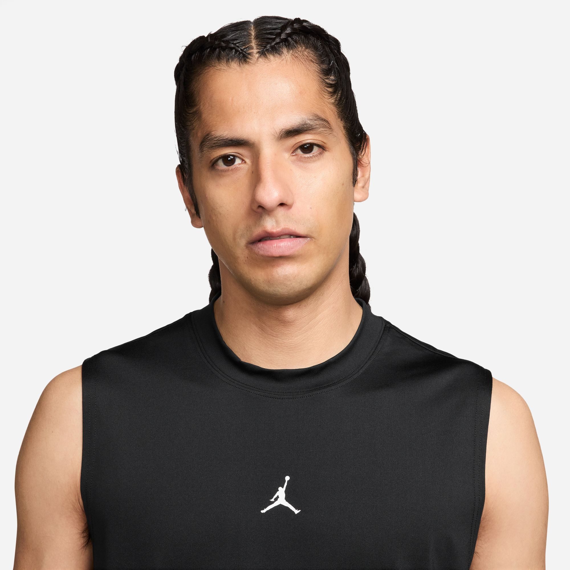 Jordan Trainingstop Jordan Sport Essentials Men's Dri-FIT Sleeveless Top ärmeloses Design, mit Rundhalsausschnitt, aus Polyester und Elasthan
