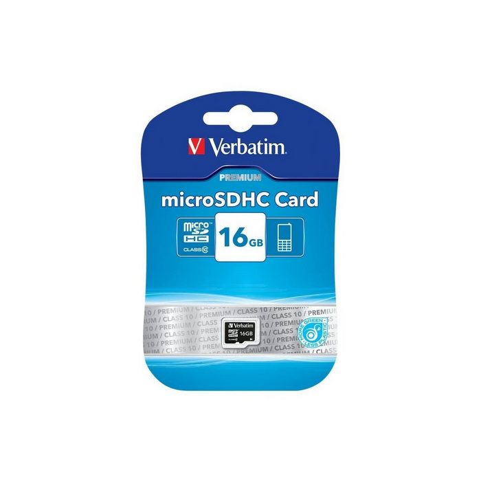 Verbatim microSD 16GB Class 10 Speicherkarte