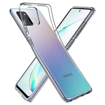 CoolGadget Handyhülle Transparent Ultra Slim Case für Samsung Galaxy Note 10 Lite 6,7 Zoll, Silikon Hülle Dünne Schutzhülle für Samsung Note 10 Lite Hülle
