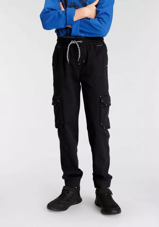 KIDSWORLD Cargohose, bequeme Schlupfform mit Stretch