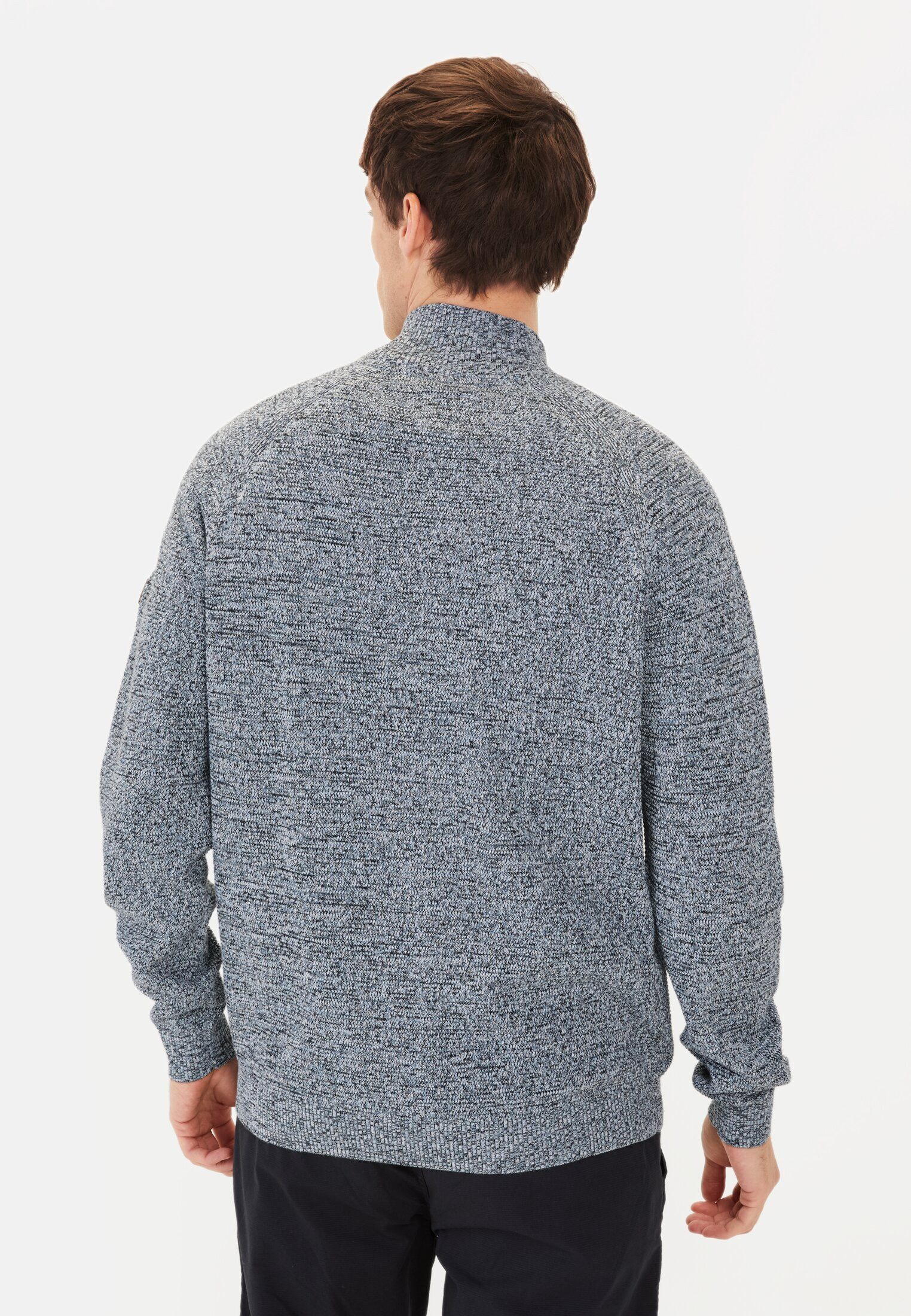 camel active Strickjacke aus Baumwolle Langarm günstig online kaufen
