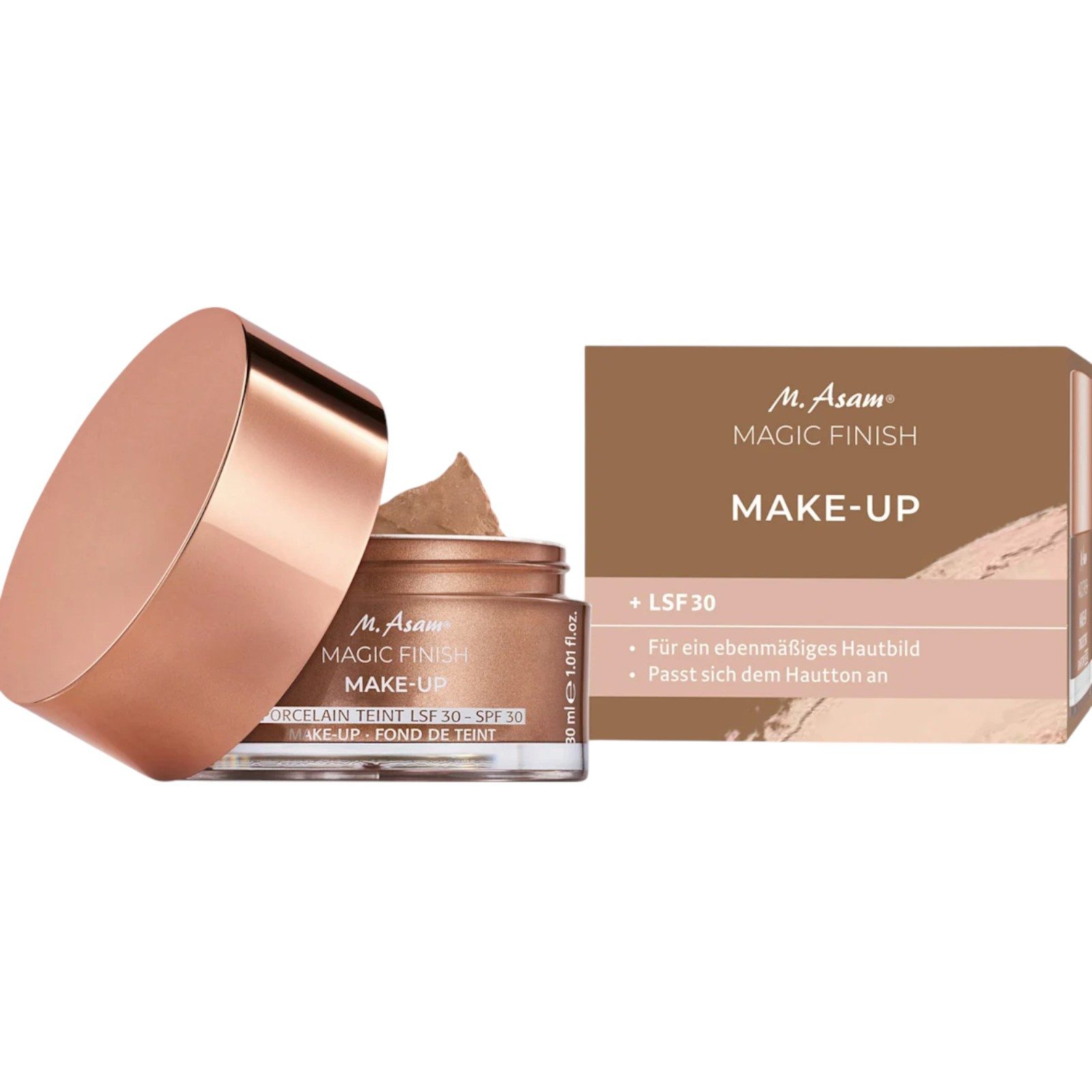 M. Asam Основа Основа Make-Up Porcelain Teint LSF 30, 30 ml