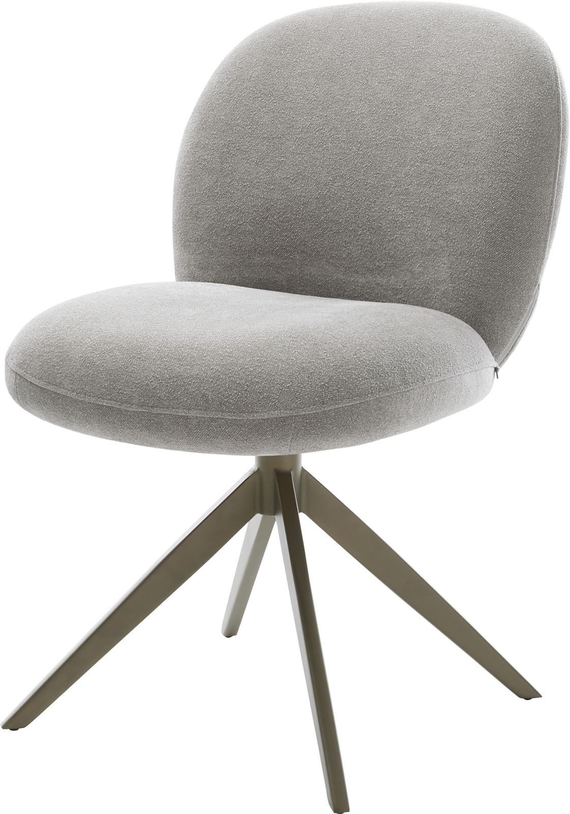 DELIFE Polsterstuhl Nube-Flex, Kreuzgestell breit Effektfinish günstig online kaufen