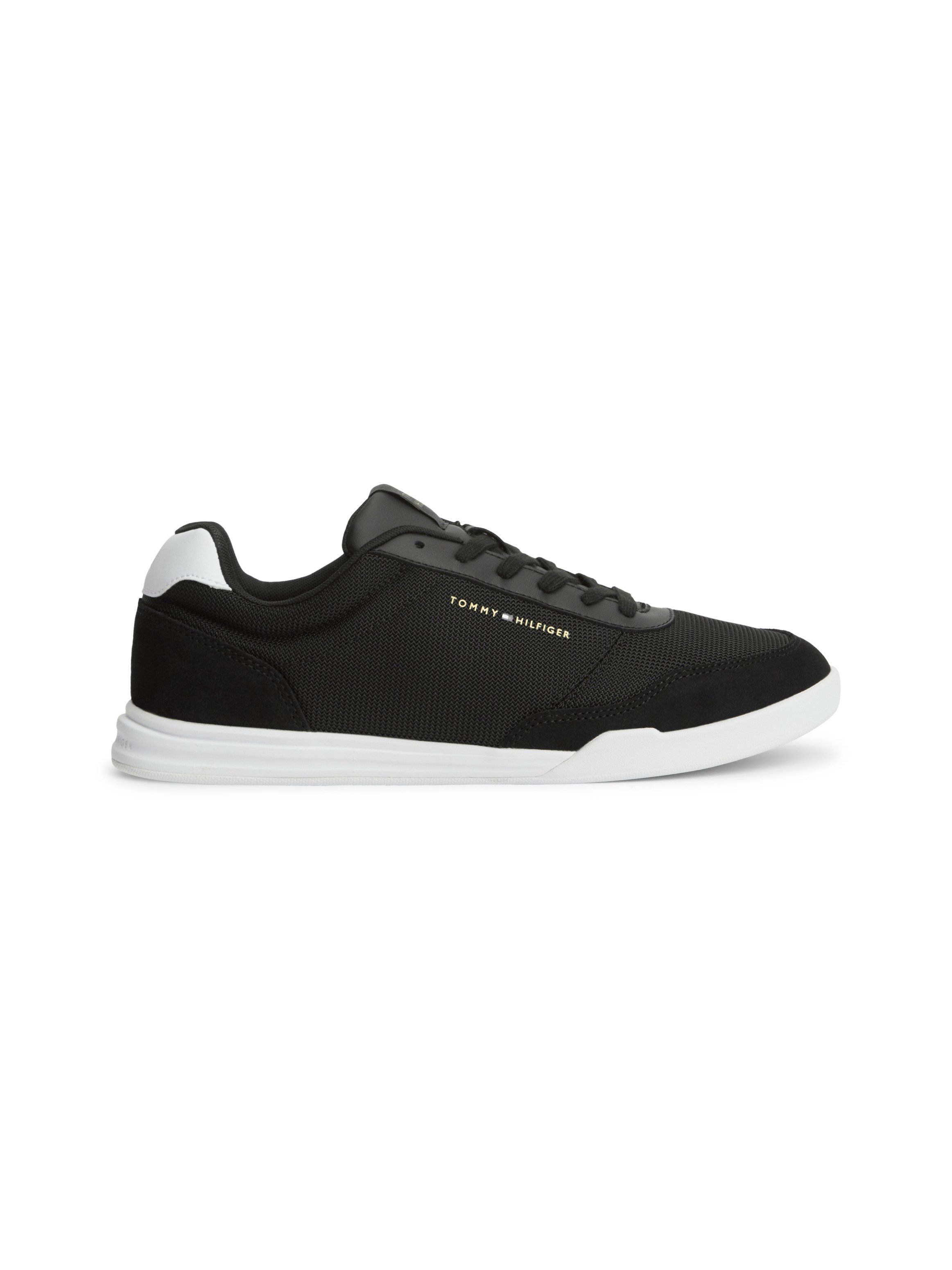 Tommy Hilfiger LO PRO CUPSOLE NYLON SUEDE MIX Sneaker Freizeitschuh, Halbschuh, Schnürschuh mit seitlichem Logo