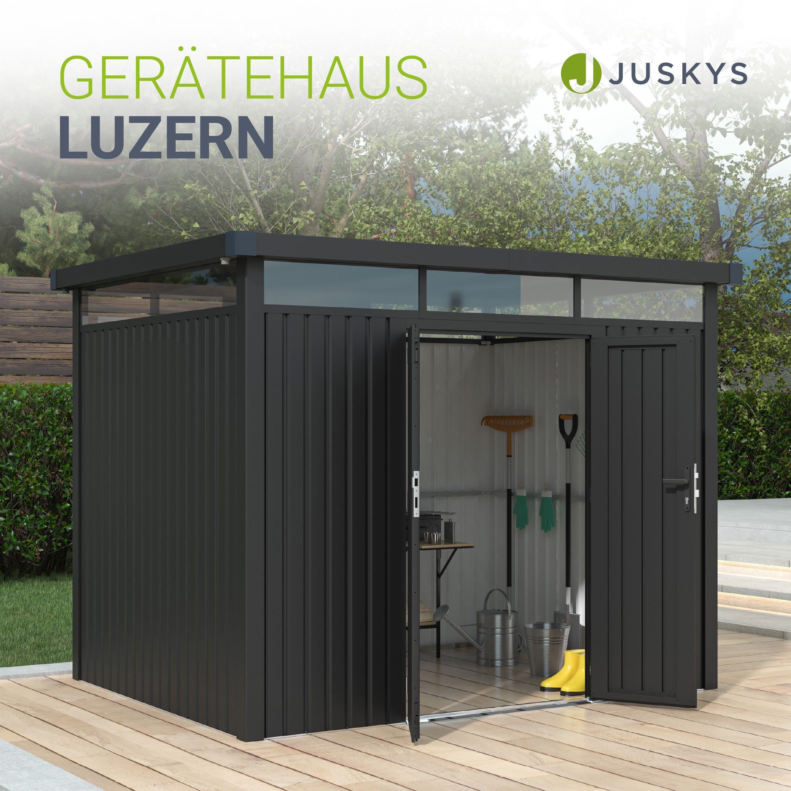 Juskys Gartenhaus Luzern Pro 6,8 m², günstig online kaufen